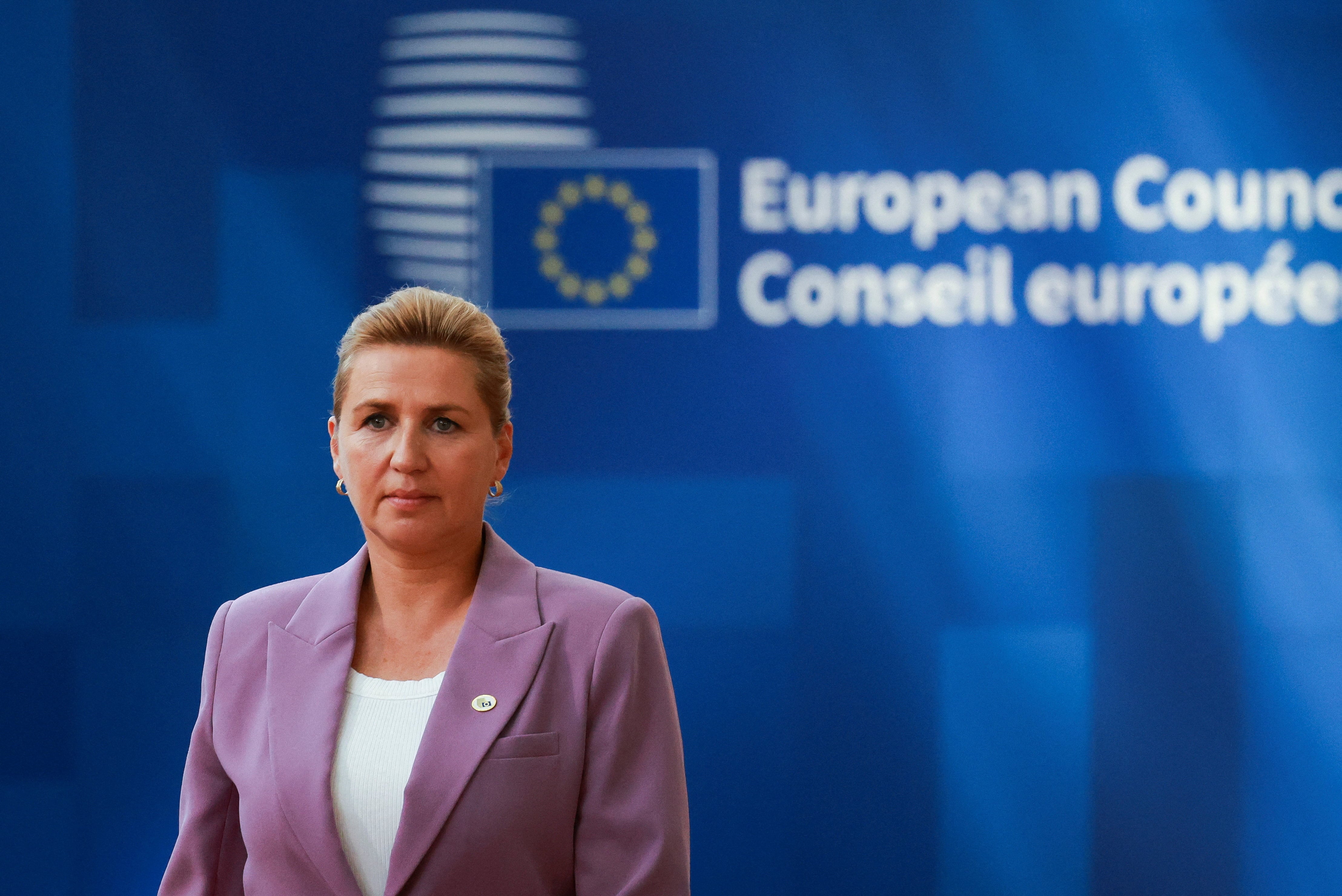 La primera ministra de Dinamarca, Mette Frederiksen (REUTERS/Yves Herman)