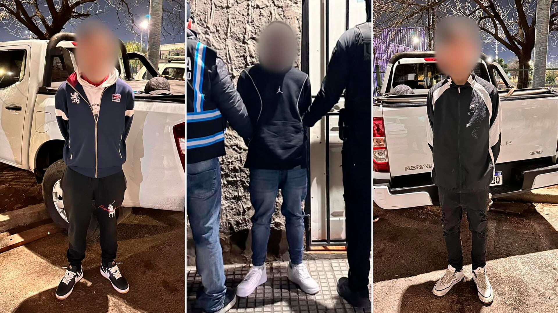 Tres menores presuntamente vinculados a robos de choferes de aplicaciones son aprehendidos por la policía en el barrio de Villa Soldati