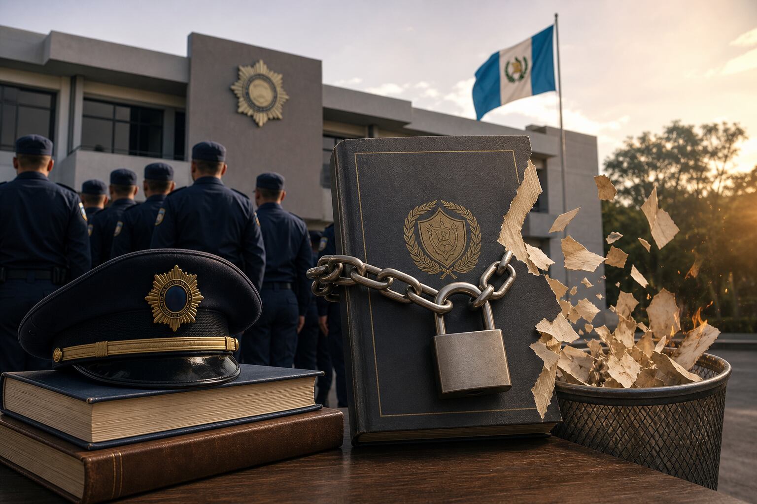 El Ministerio de Gobernación de Guatemala deroga el reglamento disciplinario de 1997 para los alumnos de la Policía Nacional Civil para sustituirlo por nuevas reglas de convivencia. (Imagen Ilustrativa Infobae)