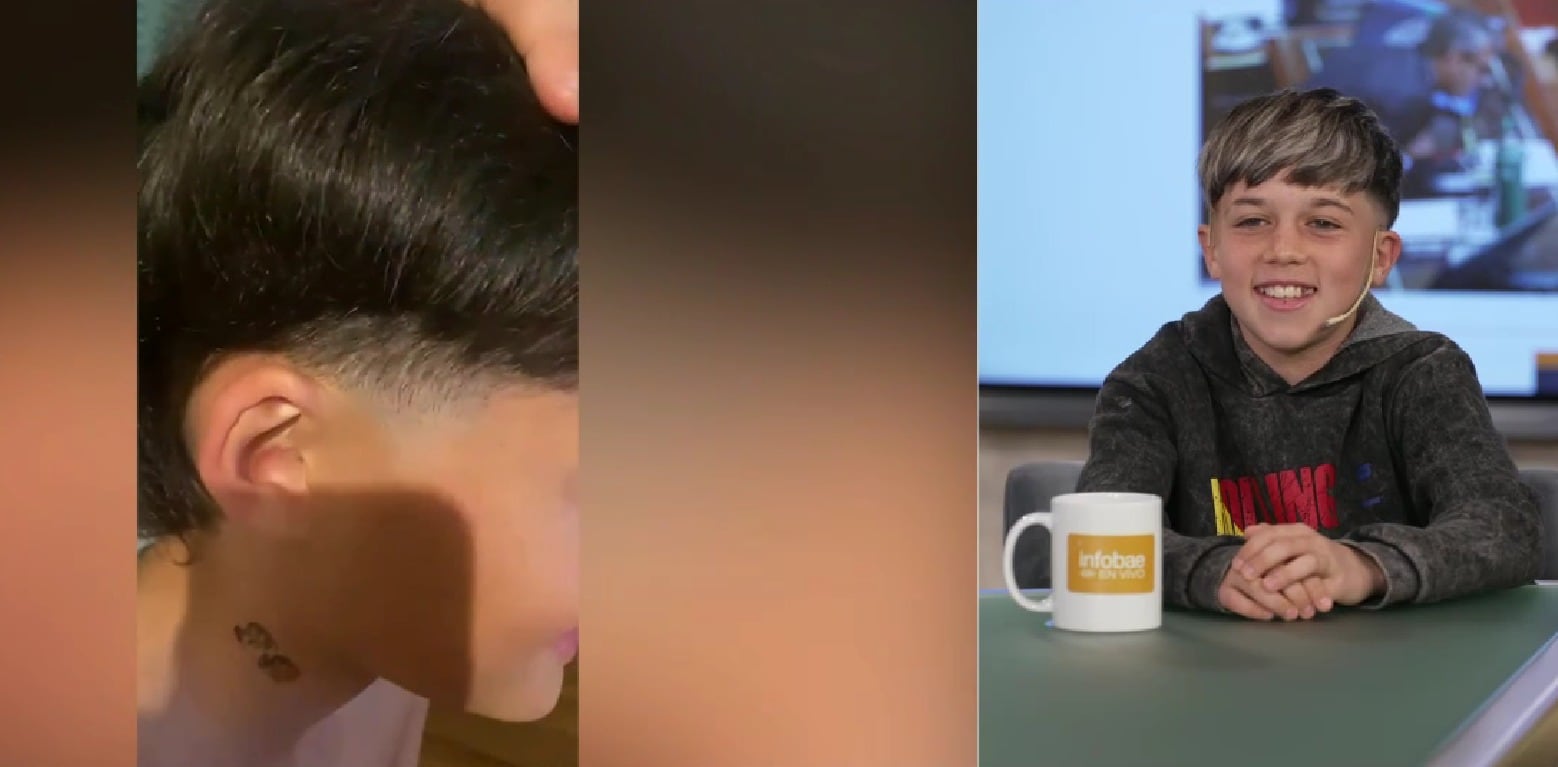 El niño de 11 años que empezó a cortar el pelo por hobby y ya sueña con tener su propia barbería