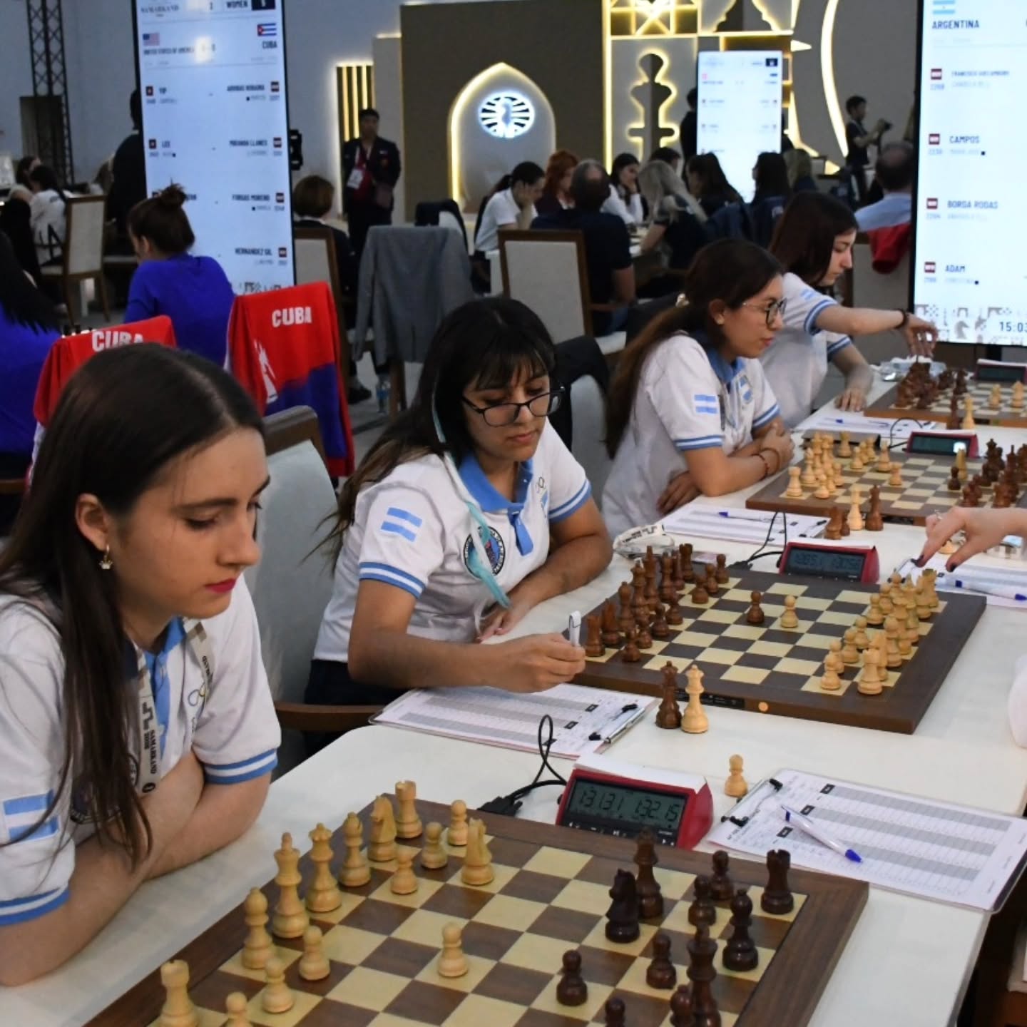 La delegación femenina también finalizó victoriosa