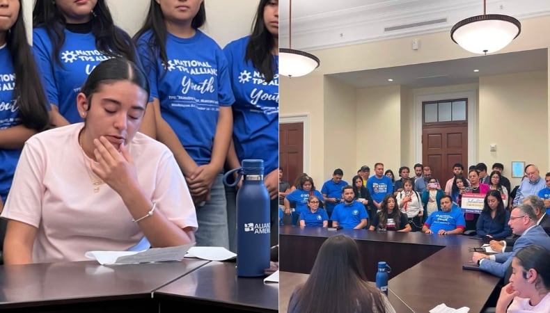 Hijos de salvadoreños piden en Washington extender el TPS antes de su vencimiento