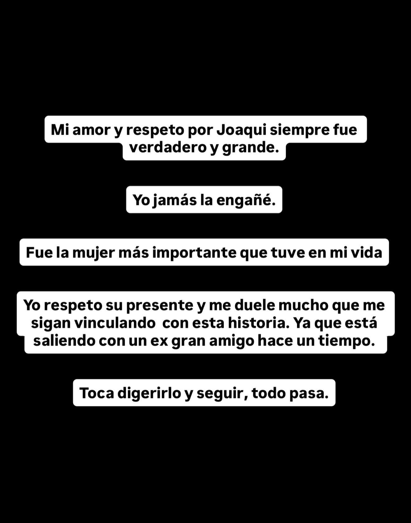 El cantante Luck Ra aclaró su situación sentimental con La Joaqui mediante un mensaje publicado en sus redes sociales.