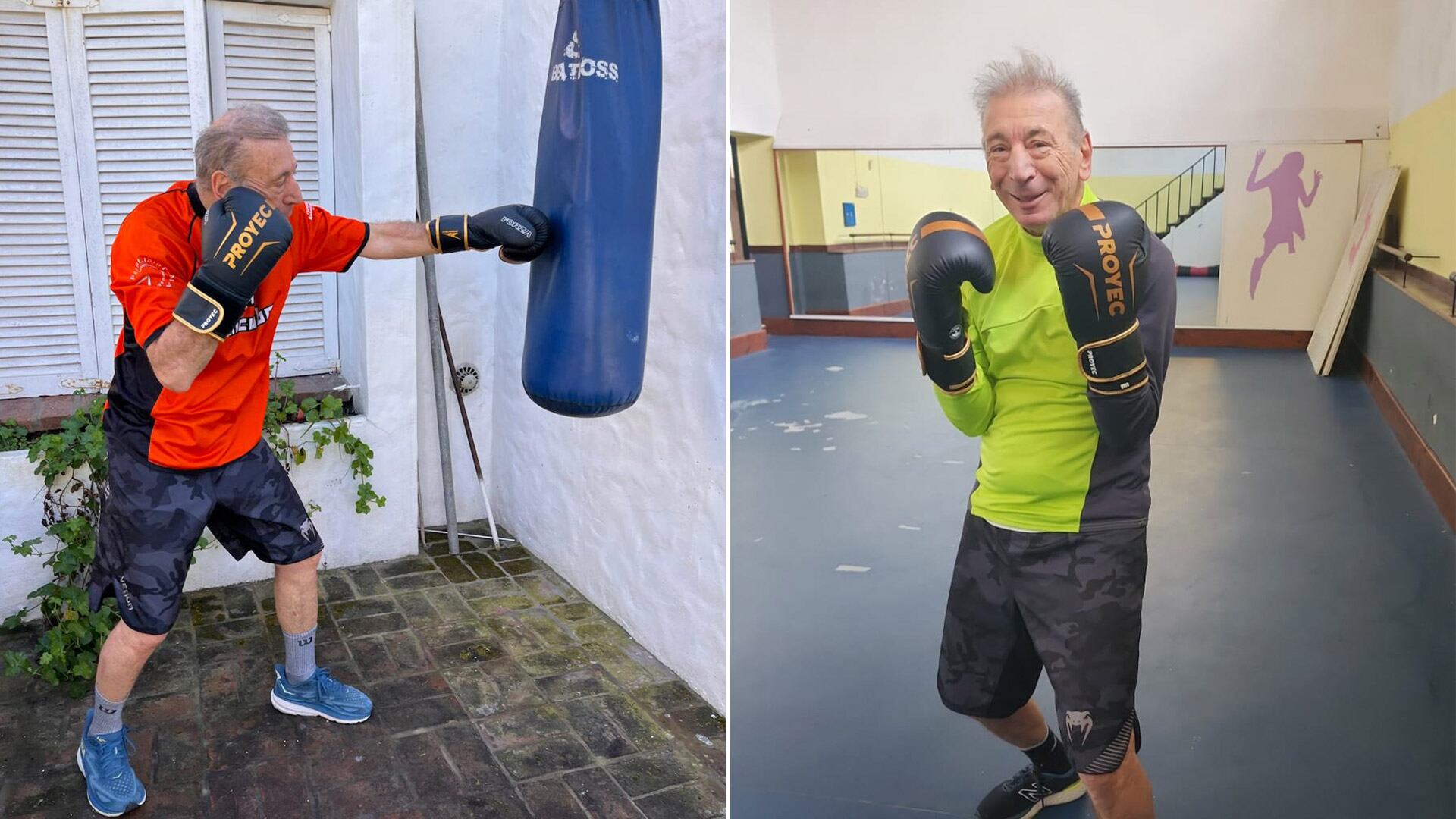 A los 75 años, el médico encontró en la gimnasia de boxeo un entrenamiento exigente pero libre de la presión competitiva.