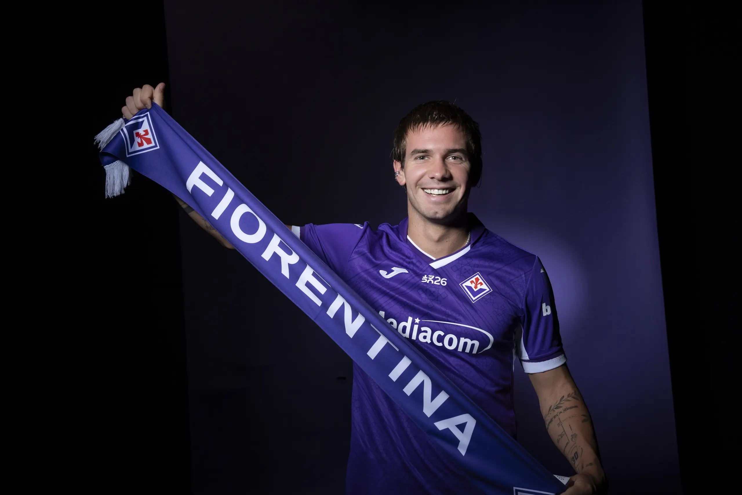 Llegó cedido por una temporada desde Real Madrid (Fiorentina oficial)