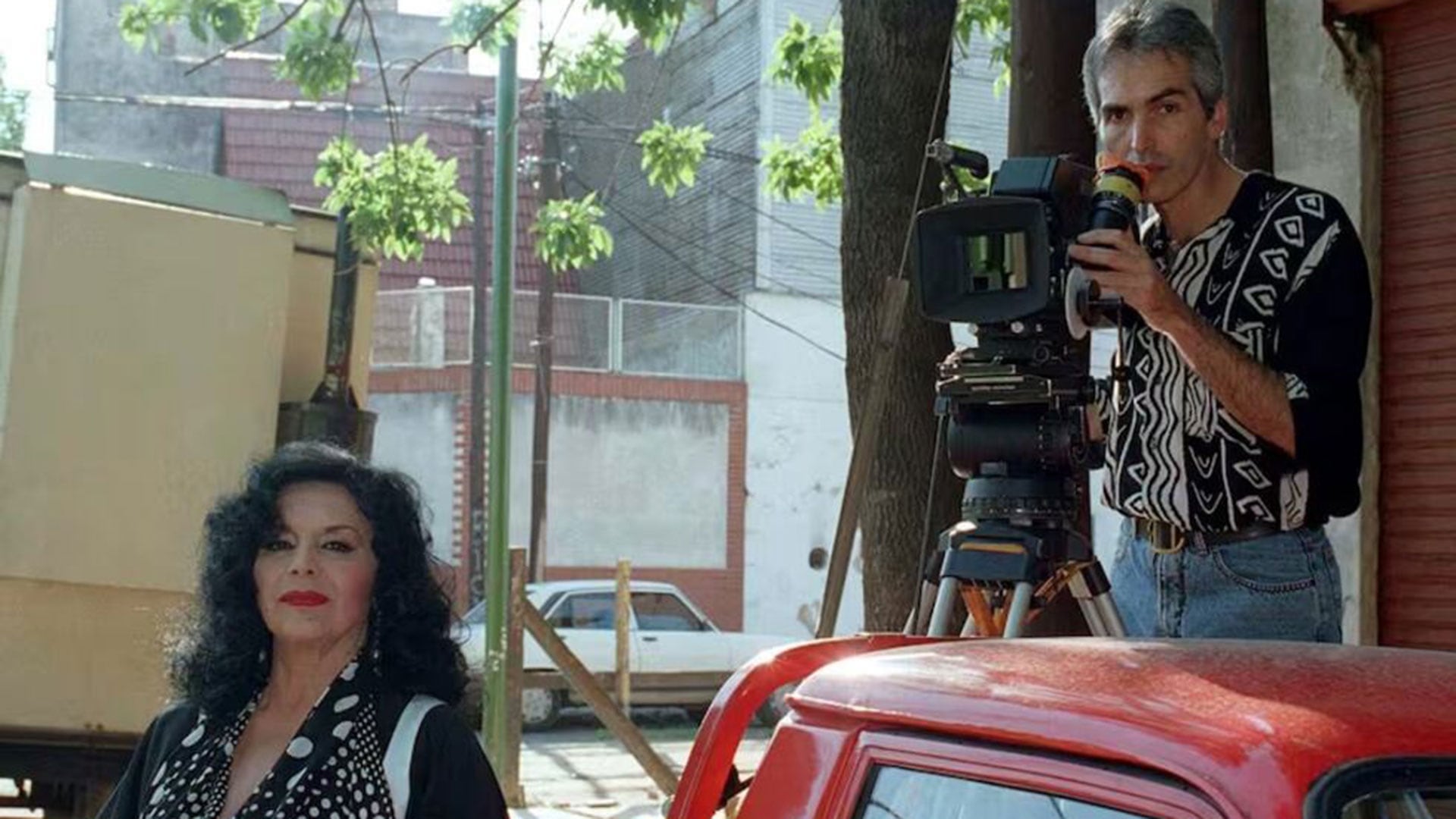 Isabel Sarli y el director Jorge Polaco