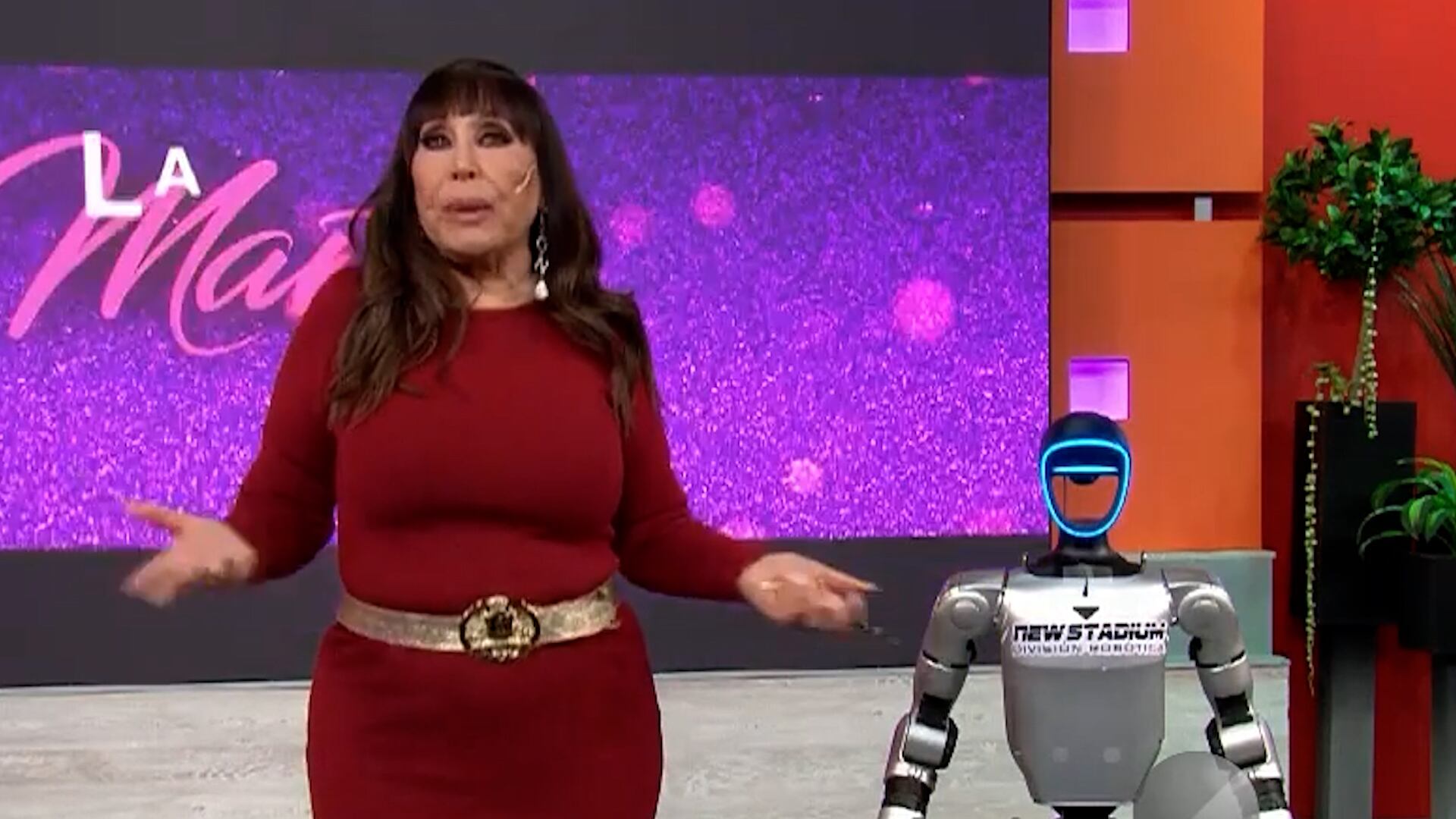 “Soy amiga de la IA”, afirmó Moria Casán durante un pase televisivo con Nacho Otero