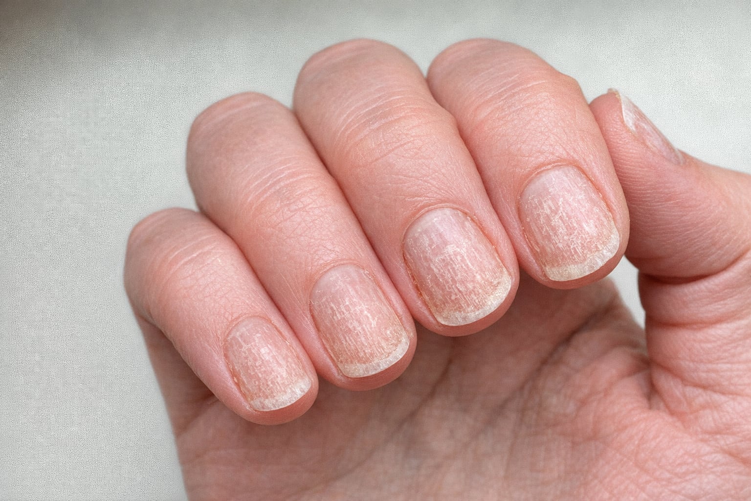 Las estrías verticales en las uñas suelen aparecer con el envejecimiento y también pueden vincularse con resequedad, fragilidad o golpes repetidos (Imagen Ilustrativa Infobae)