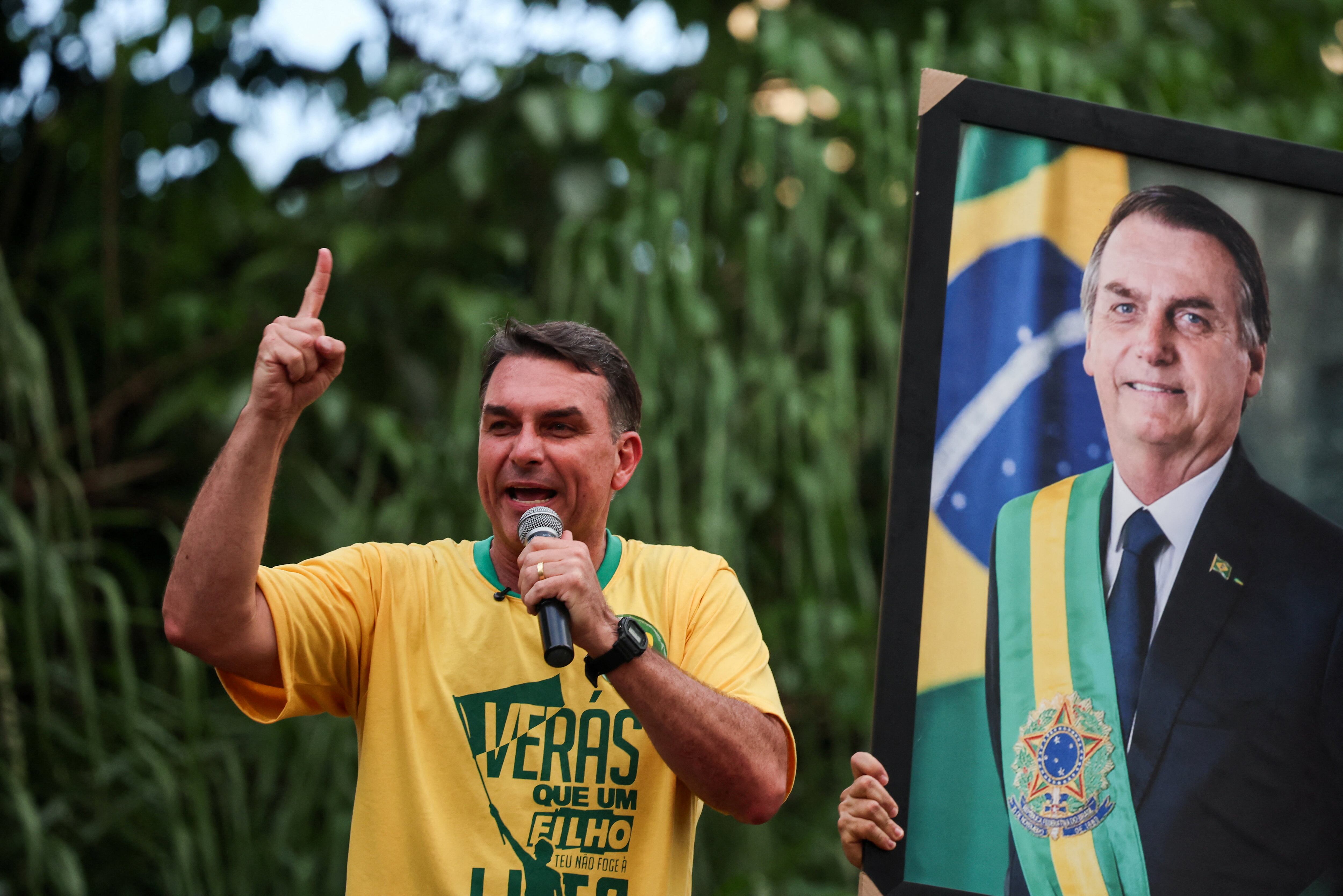 Una presidencia de Flavio Bolsonaro tendría una mayor sintonía con Washington (REUTERS)