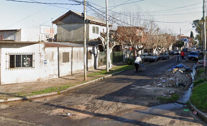 La esquina de Isidro Casanova donde mataron a Quispe Tecse