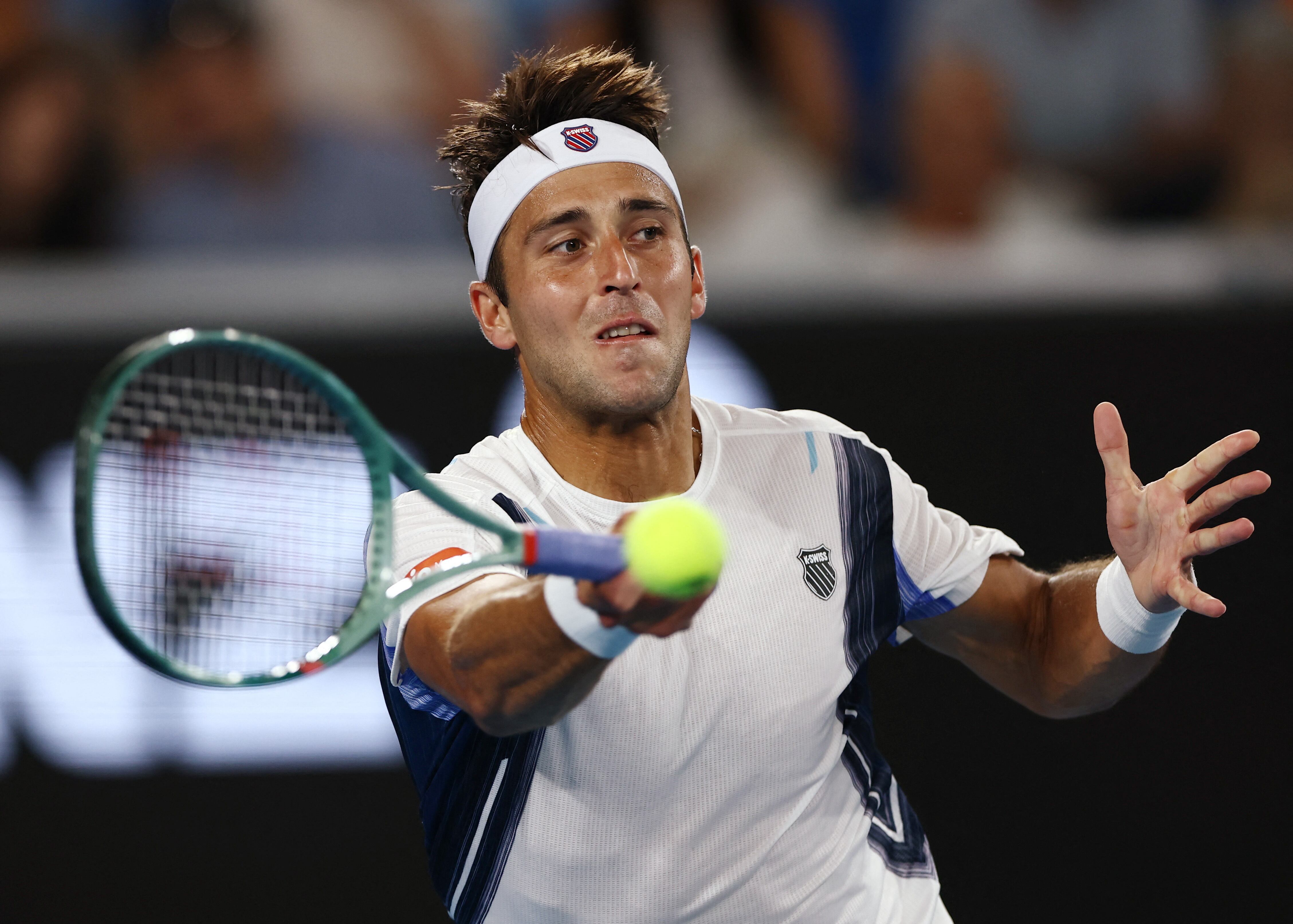 Tomás Etcheverry avanzó a octavos del US Open (Crédito: REUTERS/Tingshu Wang)