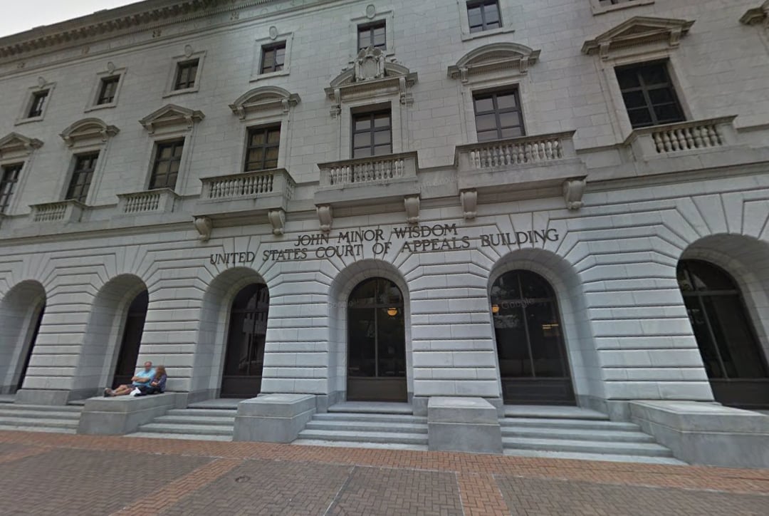 El Quinto Circuito, con sede en Nueva Orleans, emitió una decisión que sienta precedente vinculante para los tres estados de su jurisdicción (Google Maps)