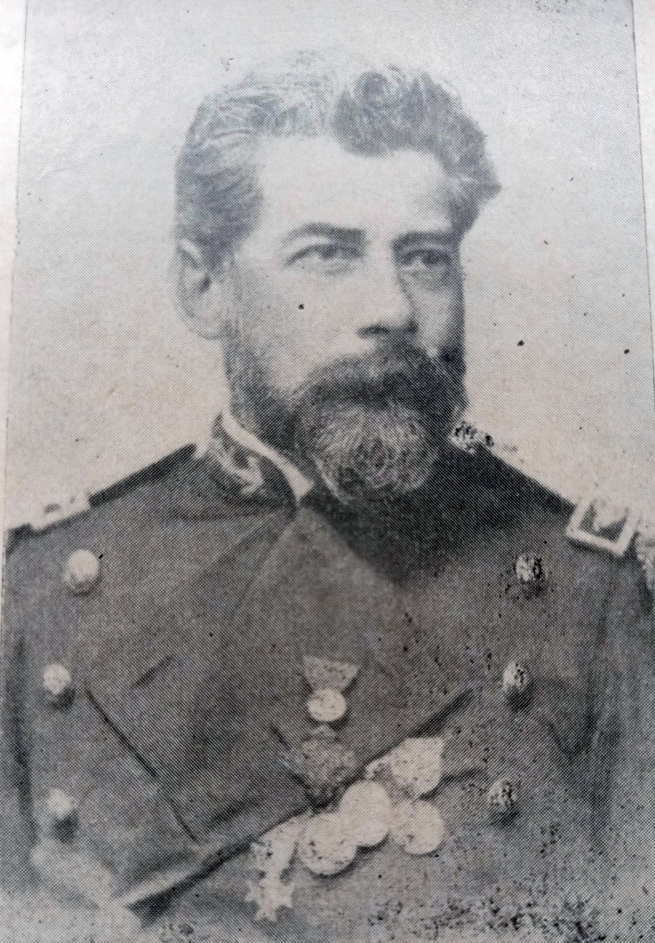 Capitán de fragata Edelmiro Correa, comandante del acorazado Independencia 