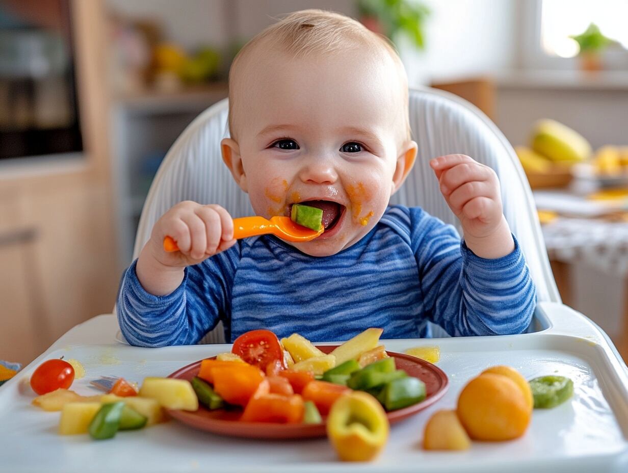 Menos de la mitad de los bebés de 7 a 12 meses alcanzó una dieta diversa con al menos cinco grupos de alimentos. (Imagen Ilustrativa Infobae)