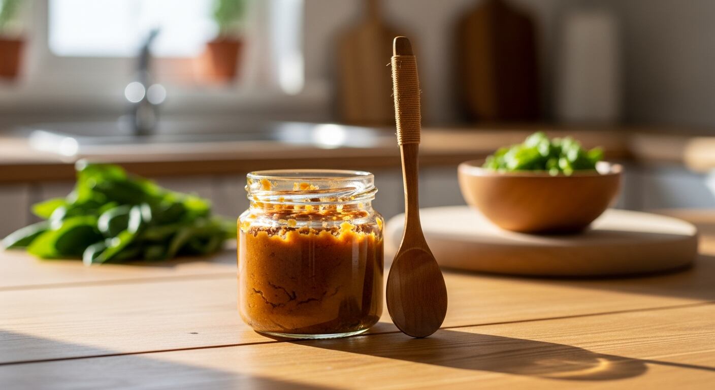 El miso es una pasta de soja fermentada con hongo koji que se utiliza para sazonar sopas y caldos (Imagen Ilustrativa Infobae)