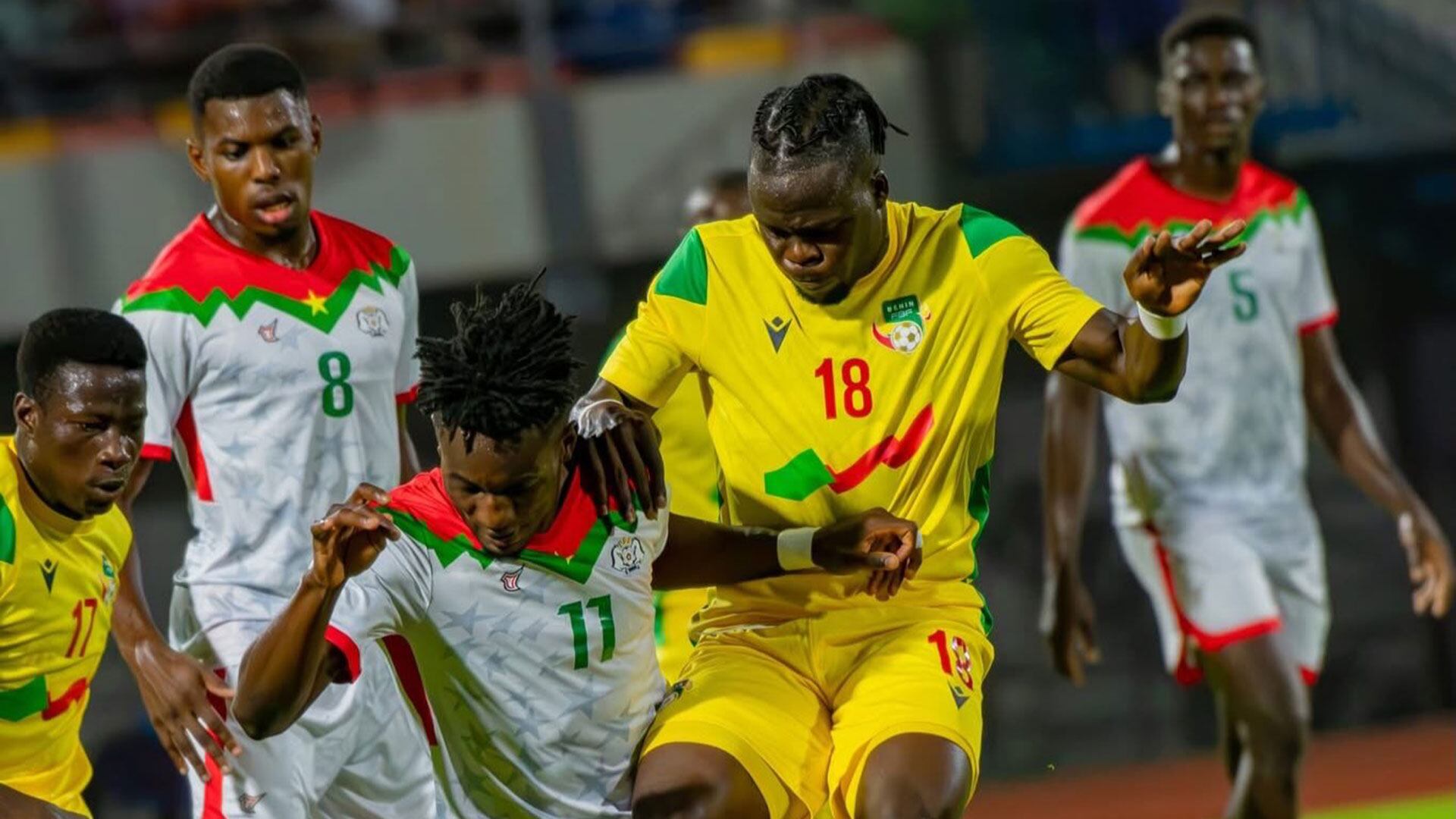 Burkina Faso viene de enfrentarse a Benín y República Centroafricana por clasificación para la Copa Africana de Naciones que se celebrará en 2027