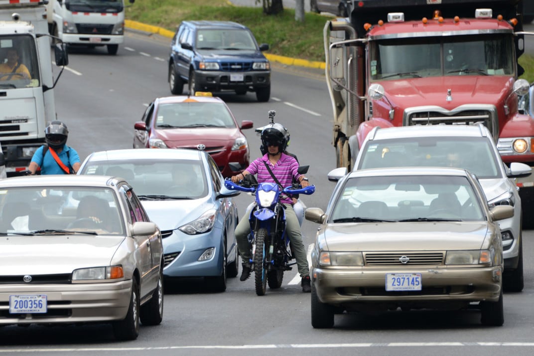 El Organismo de Investigación Judicial señaló que grupos de motociclistas obstaculizan el paso y realizan maniobras en las vías públicas. (Fuente: UCR)