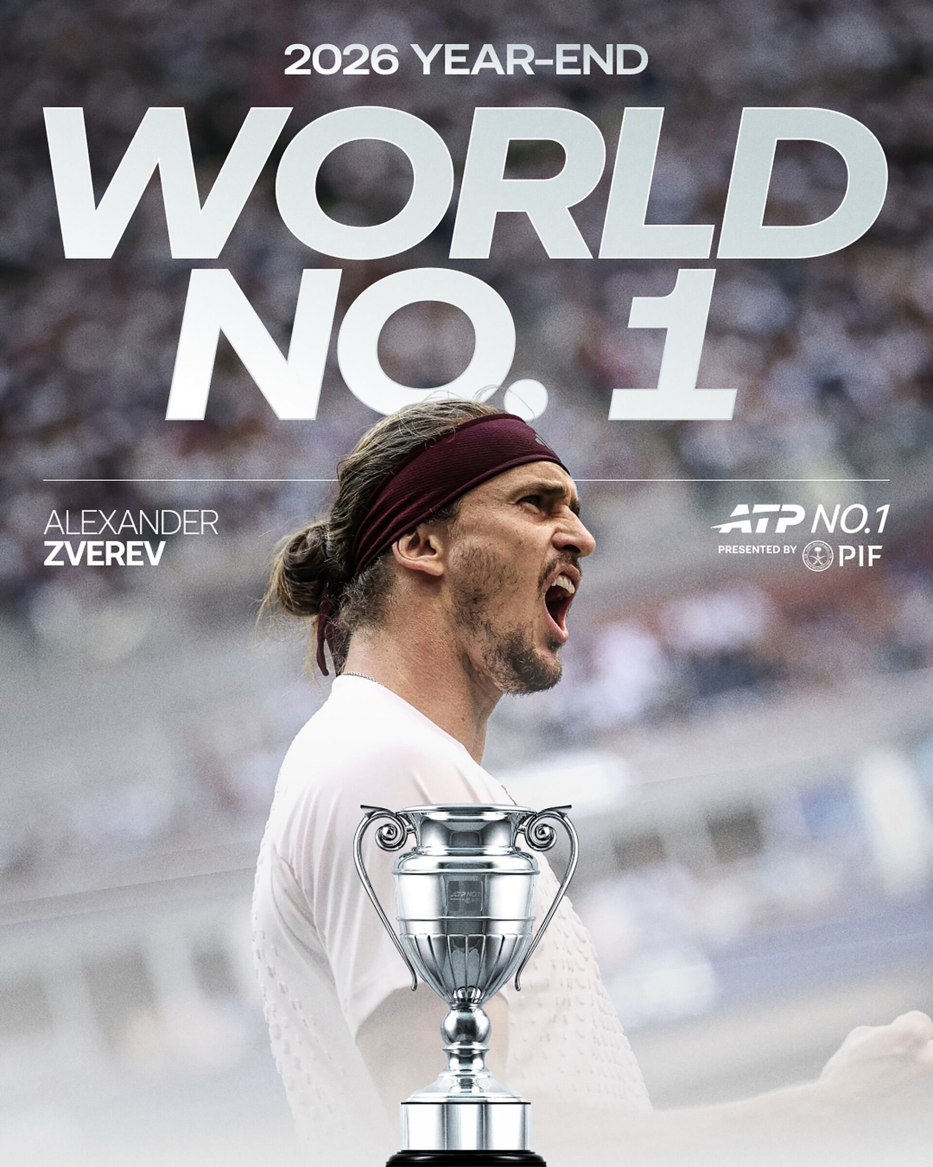 Zverev será el nuevo número uno del tenis mundial