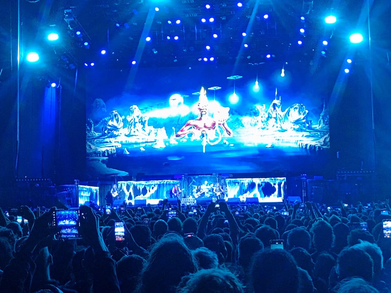 Iron Maiden en Huracán: show manchado por los pungas de celulares