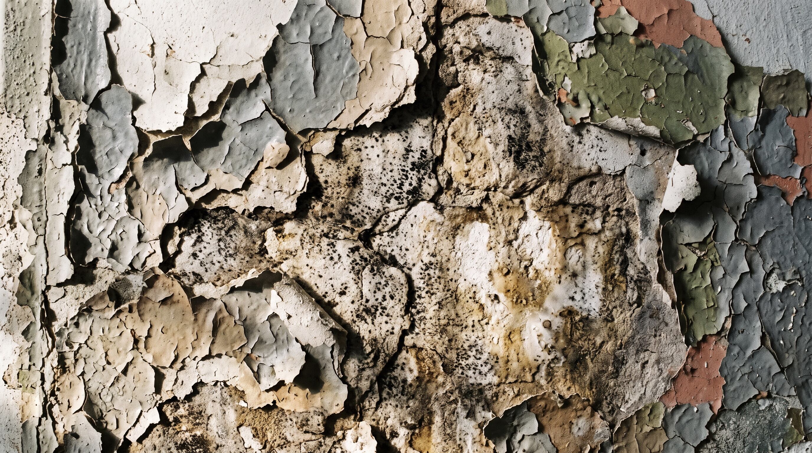 El desprendimiento de pintura, las manchas oscuras y el salitre revelan el deterioro de los muros por acumulación de agua. (Imagen Ilustrativa Infobae)