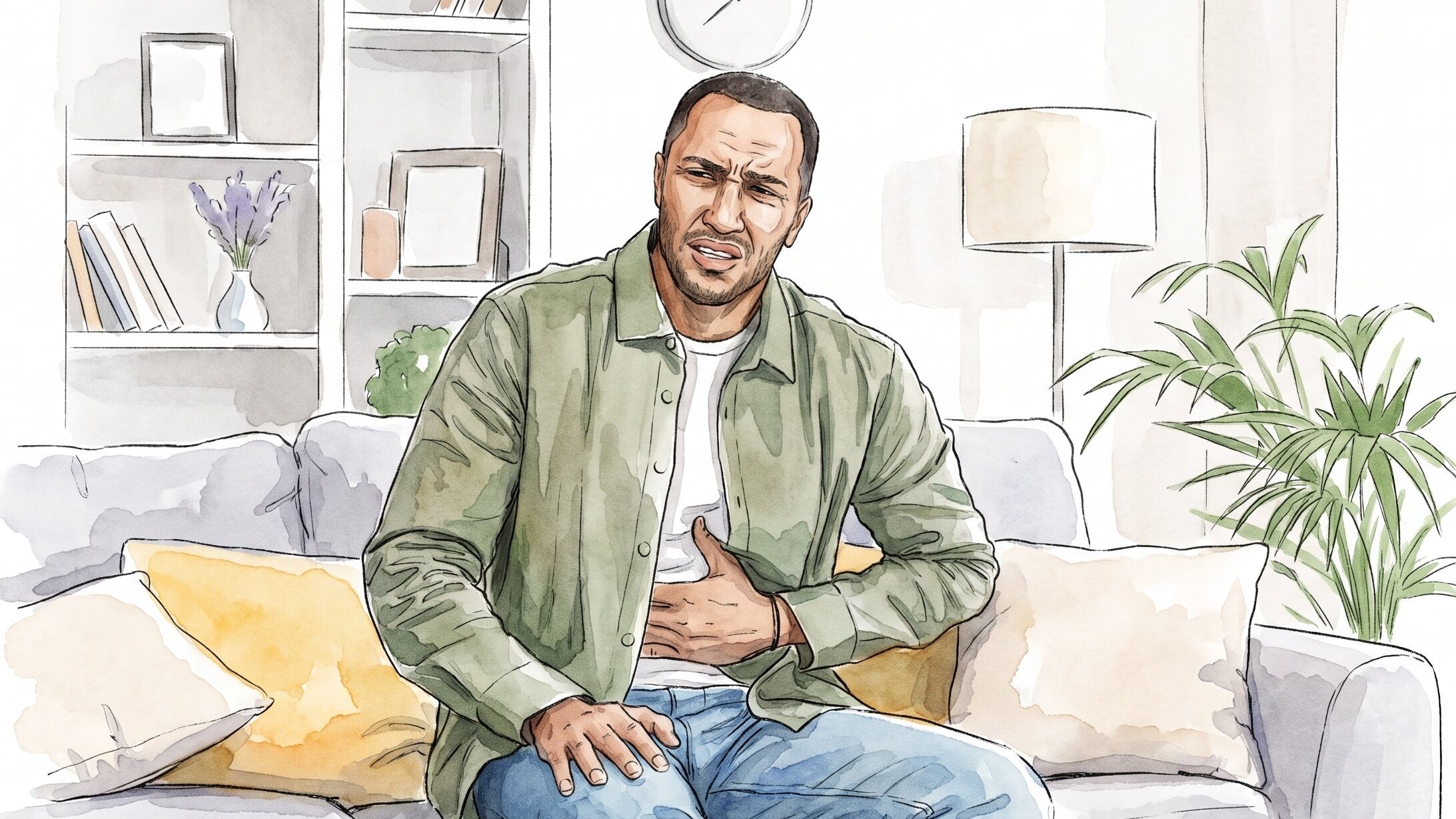 El estrés puede modificar la percepción de las molestias digestivas. (Imagen Ilustrativa Infobae)