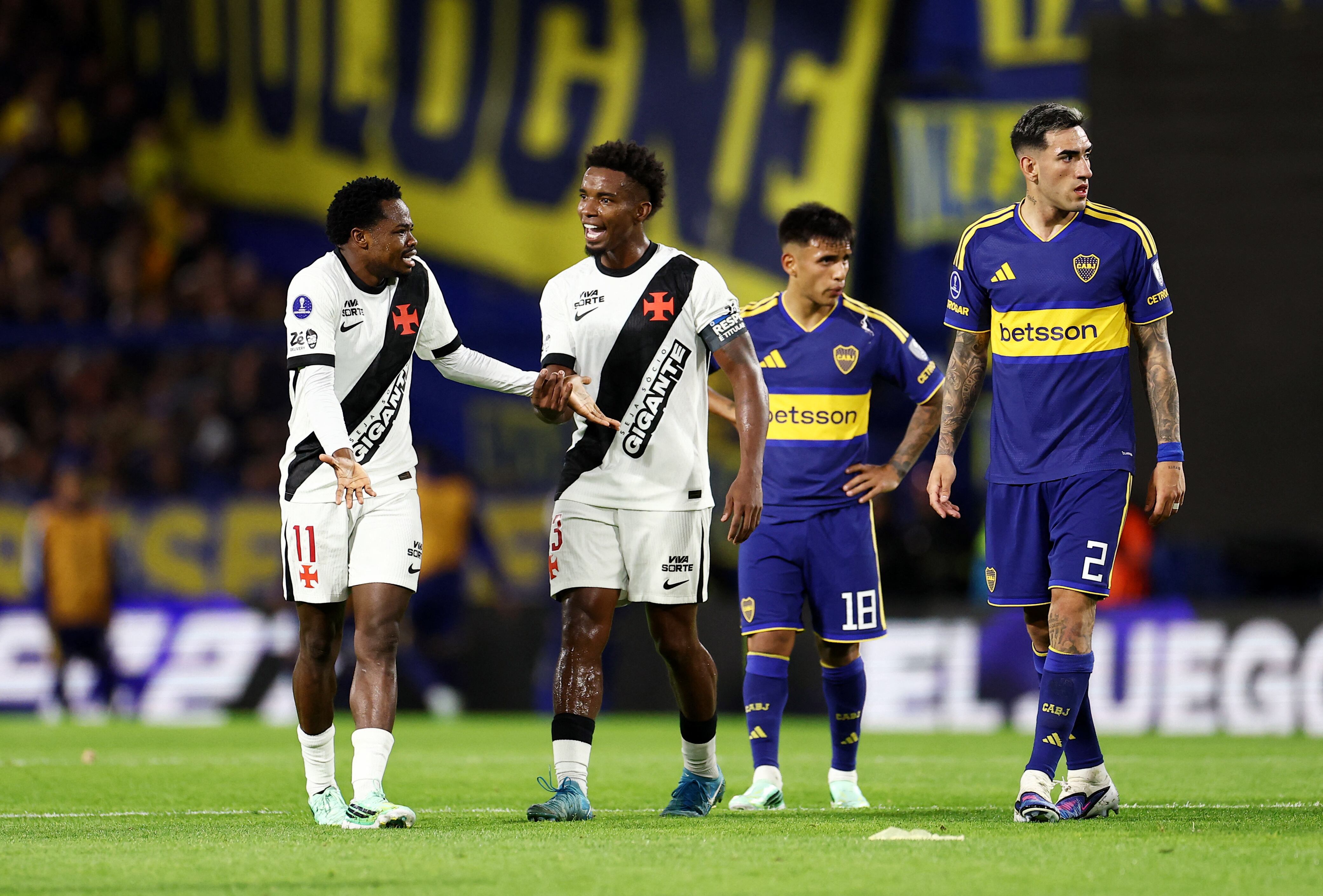 Vasco Da Gama dio el golpe y venció 1-0 a Boca en el primer partido de las semifinales de la Copa Sudamericana (REUTERS/Agustin Marcarian)