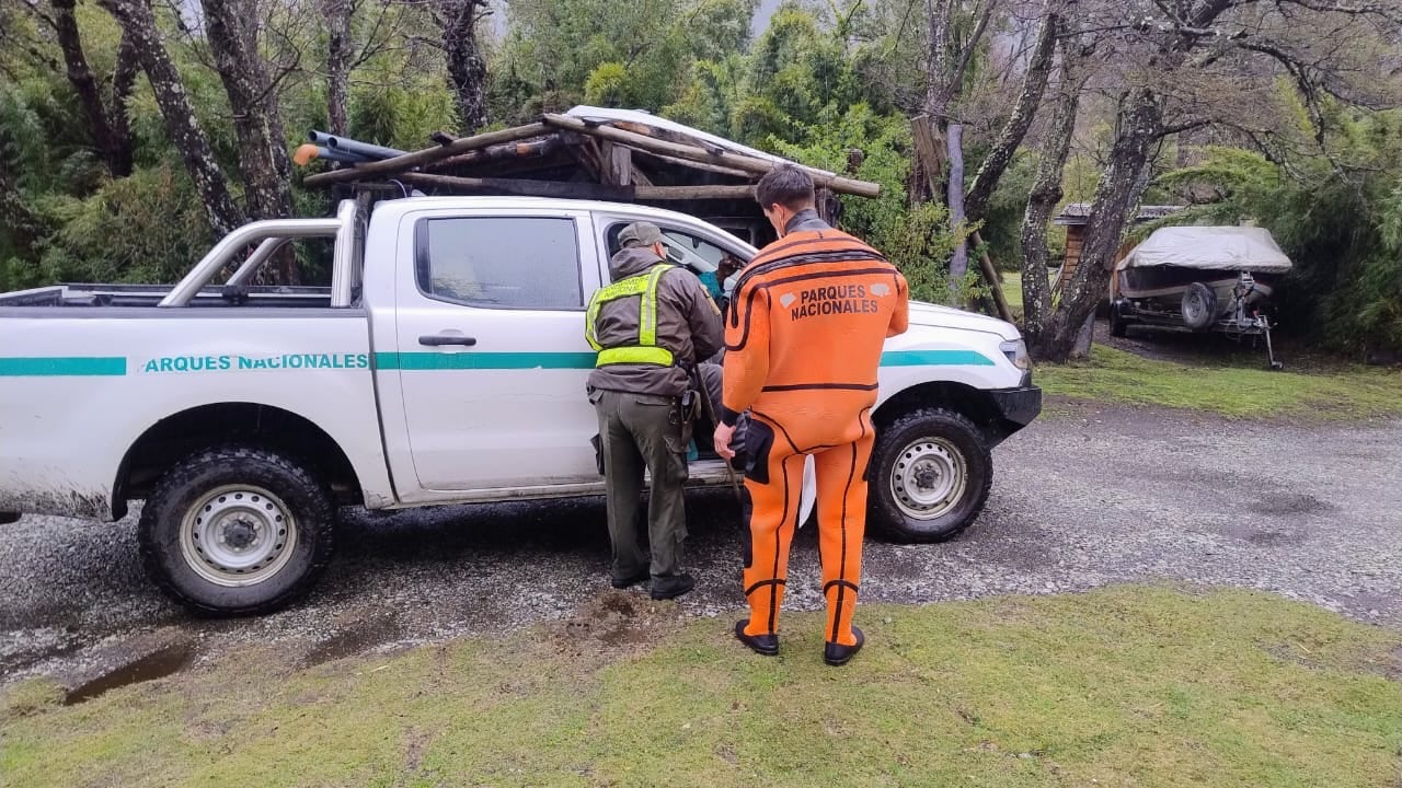 La alerta emitida por un vecino a las 12:45 activó el operativo de rescate para asistir a Don Lemuñir.