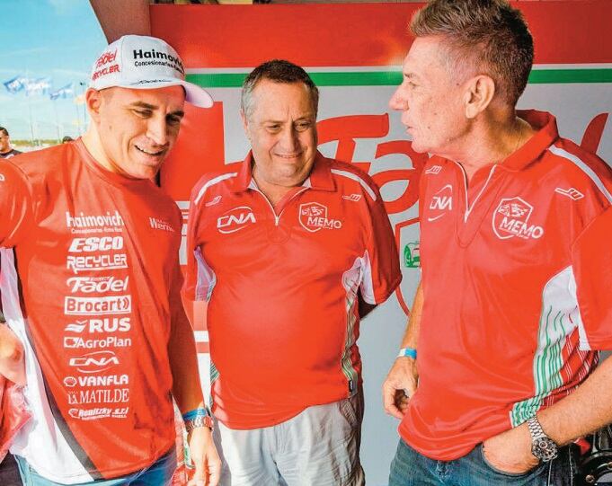 De izquierda a derecha: Mariano Werner, Marcelo Occhionero y su hermano Alejandro (Crédito: Gentileza Campeones)