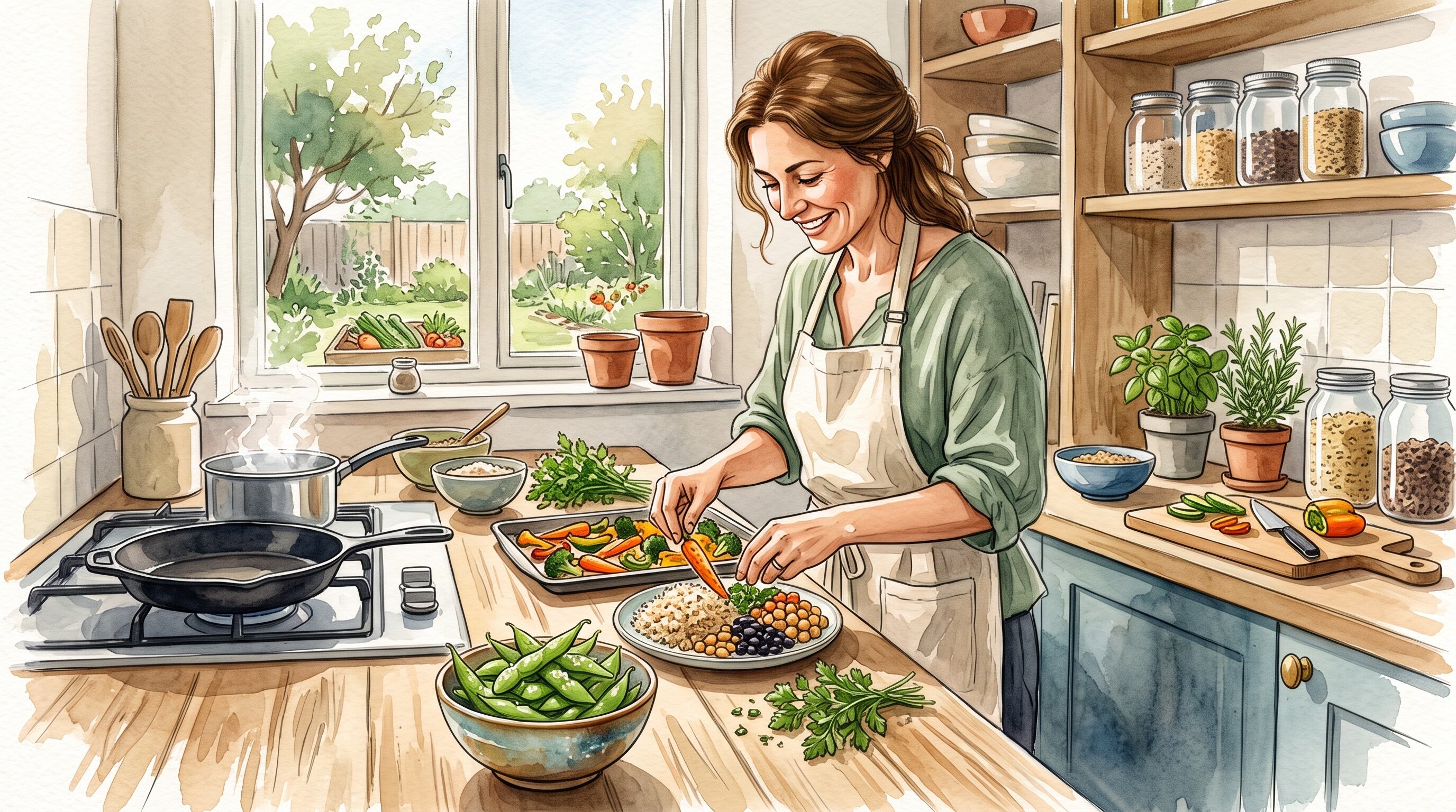 Una taza de edamame aporta aproximadamente 18 gramos de proteína y 8 gramos de fibra al patrón alimentario (Imagen Ilustrativa Infobae)