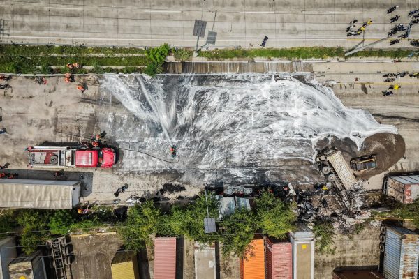 El Salvador: Capturan a conductor implicado en choque de 15 vehículos que dejó dos muertos rumbo a Apopa