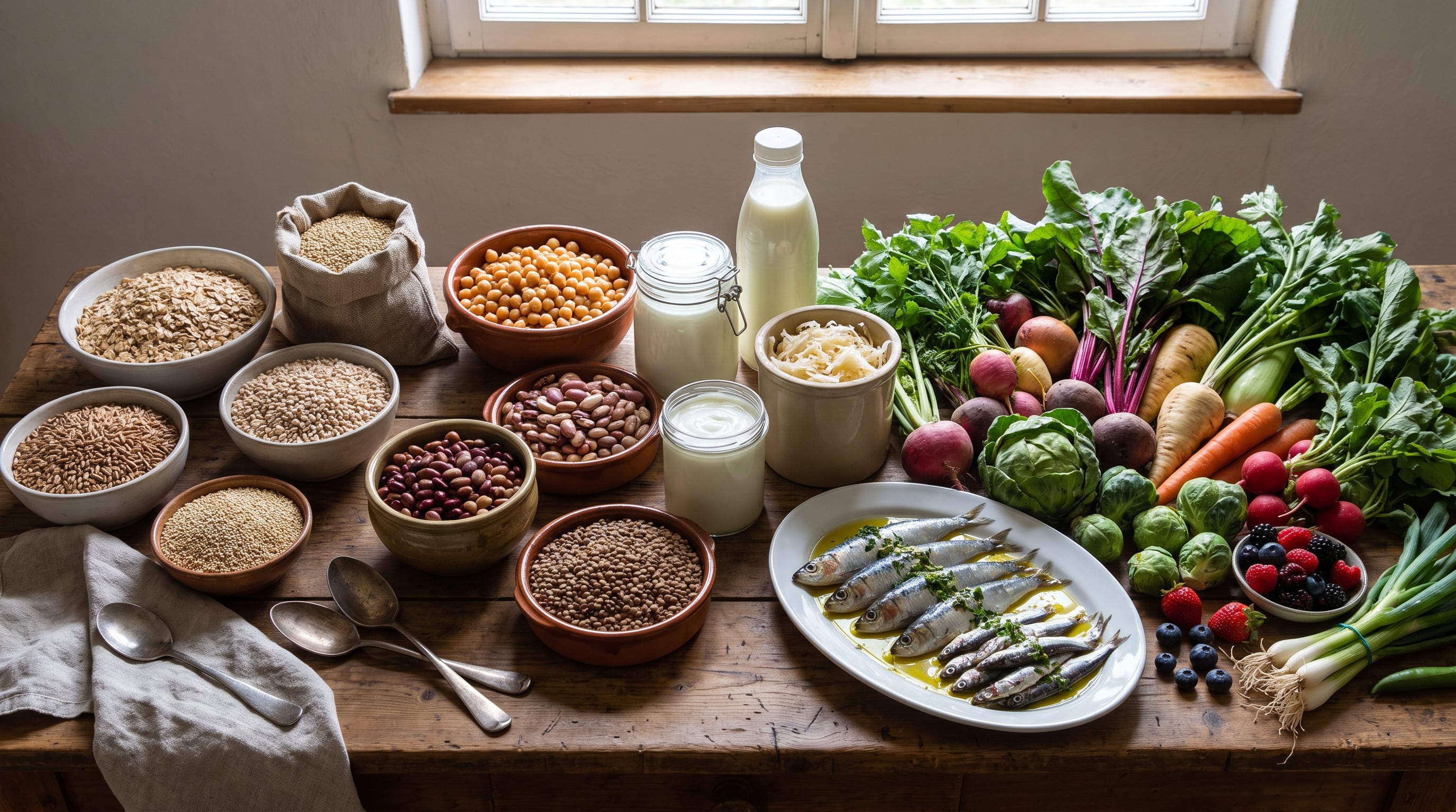 La dieta nórdica prioriza el consumo de granos enteros, vegetales de raíz, frutas de clima frío y pescados grasos como el salmón (Imagen Ilustrativa Infobae)