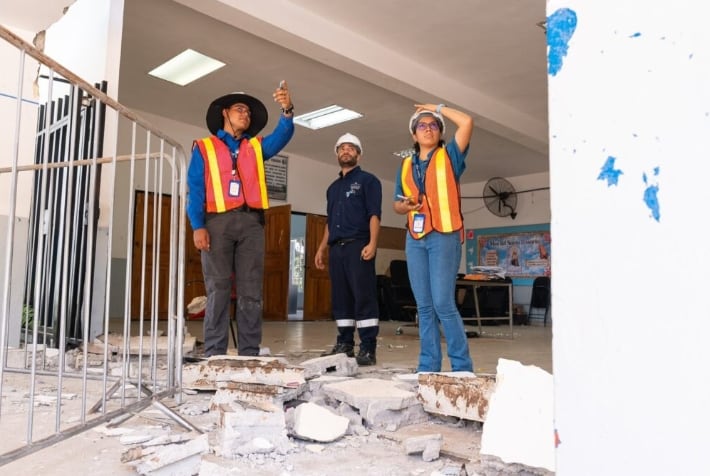 En la provincia de Coclé se evaluaron varios centros escolares. (Meduca)