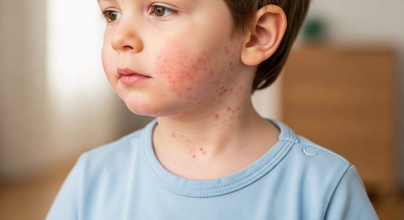El sarampión inicia con fiebre alta y secreción nasal antes del desarrollo de lesiones en el rostro y la cavidad bucal (Imagen Ilustrativa Infobae)