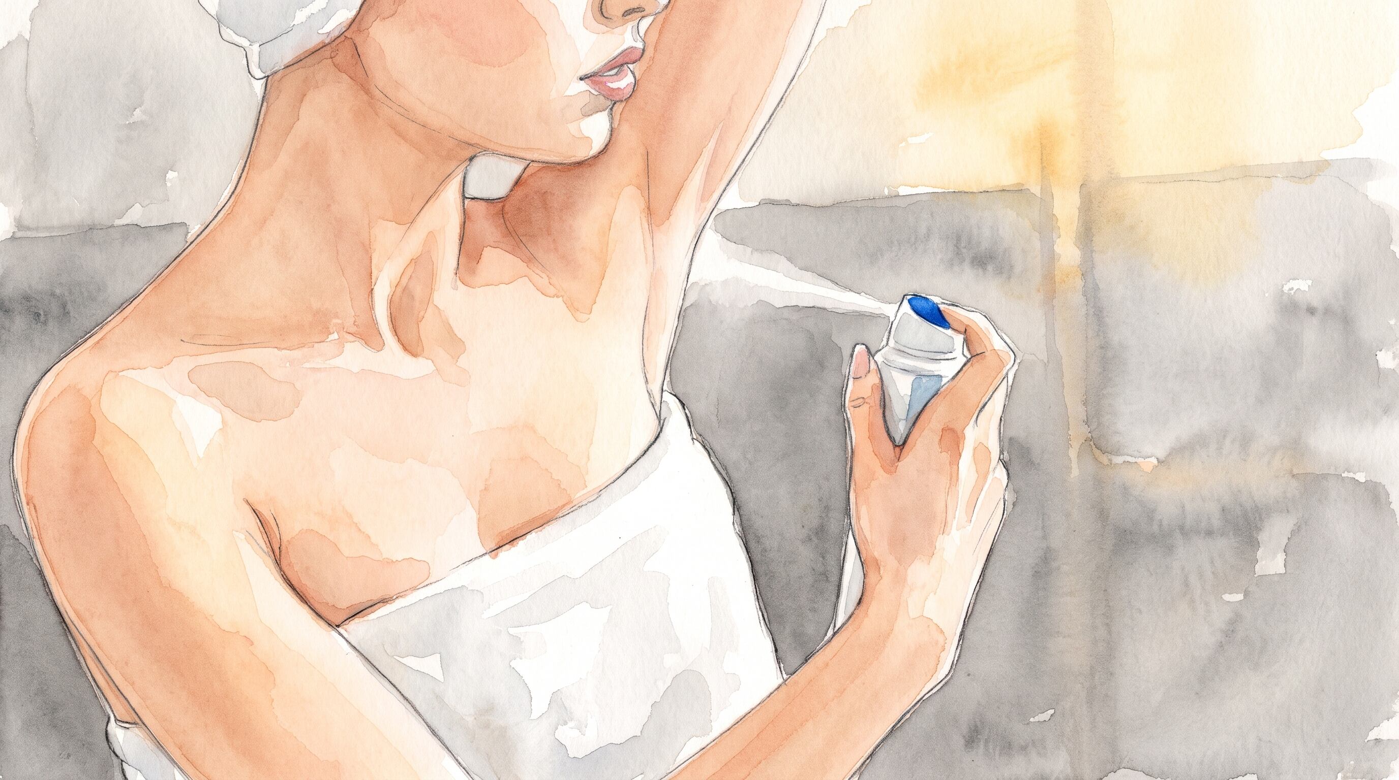 El uso nocturno de antitranspirantes puede ayudar a controlar la sudoración, siempre que se aplique sobre la piel seca y según la indicación médica. (Imagen Ilustrativa Infobae)