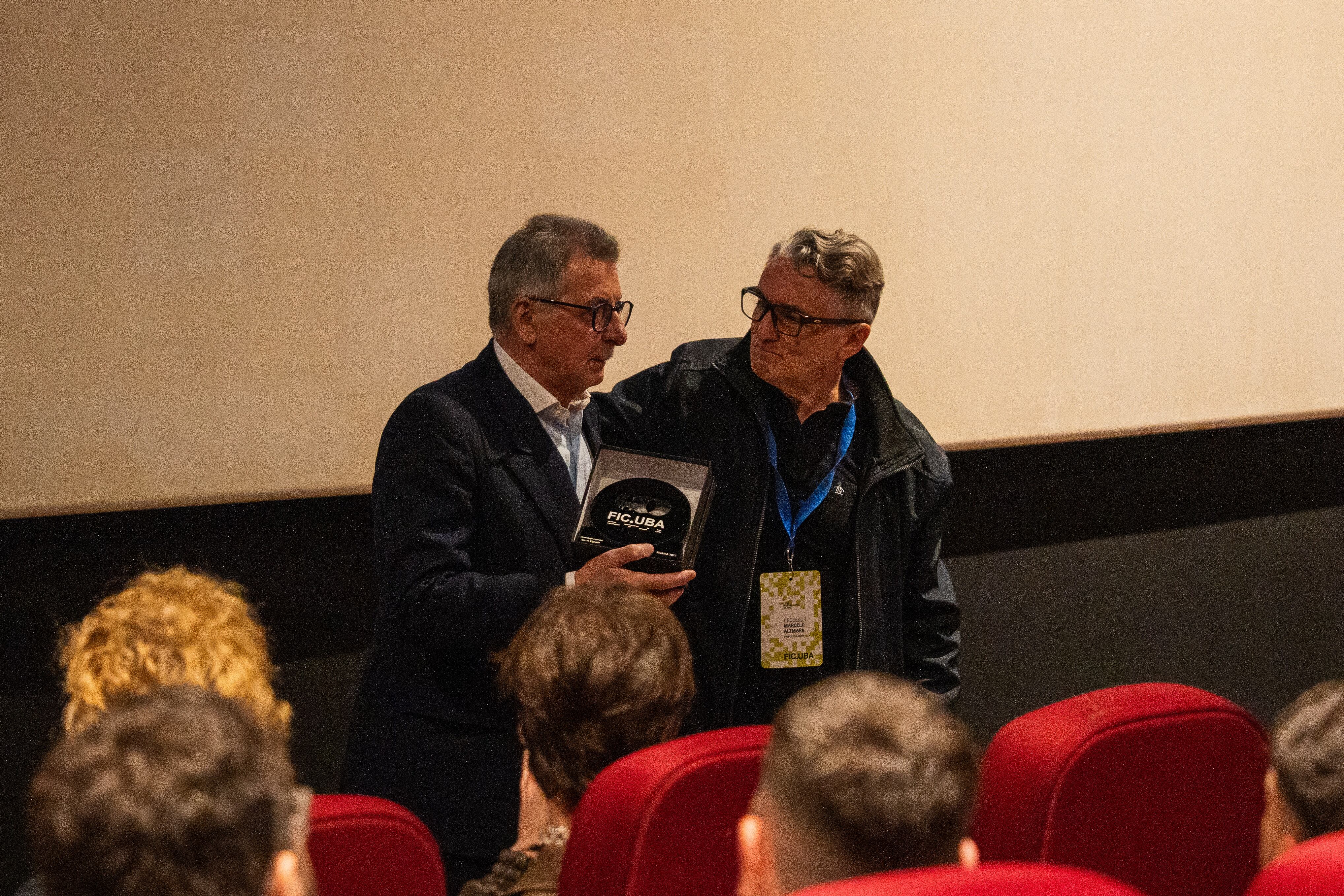 Jorge Vignale destacó el legado del cineasta y la dedicación constante que aplicó en cada uno de sus proyectos (Foto: FIC.UBA)