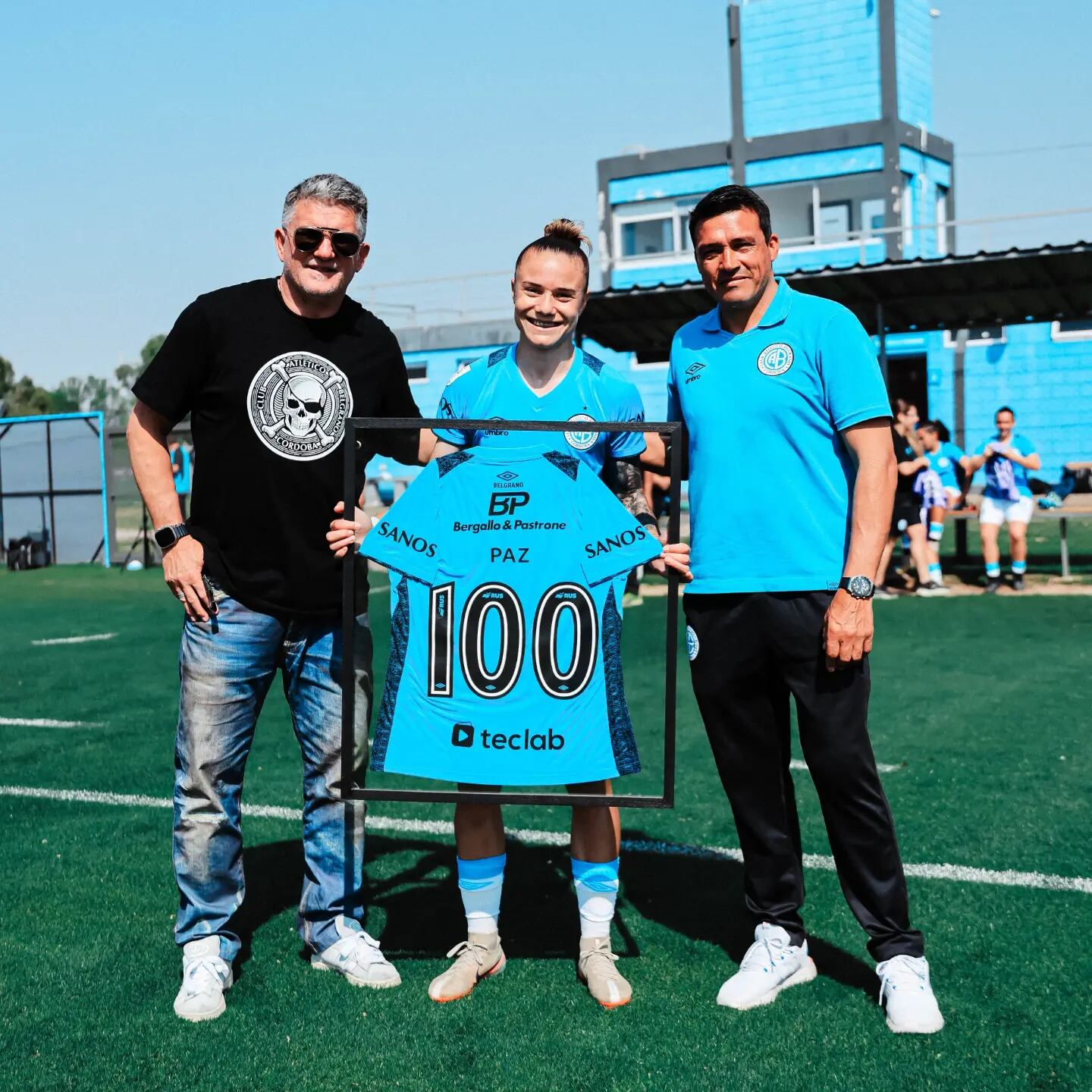 Julieta Alaides Paz superó los 100 partidos con la camiseta de Belgrano (@julii.paz13)