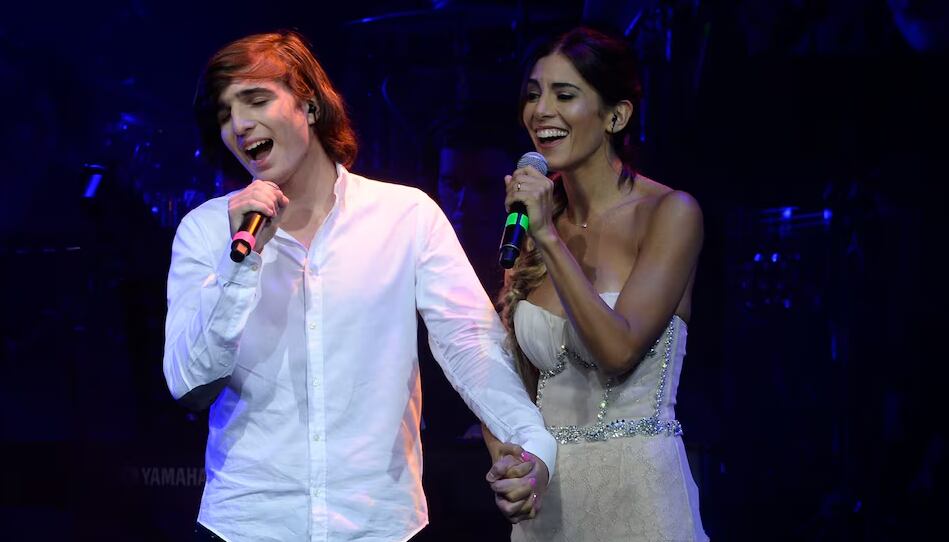 Valentín, uno de los hijos de Romina Yan, junto a Sofía Recca en ViveRo