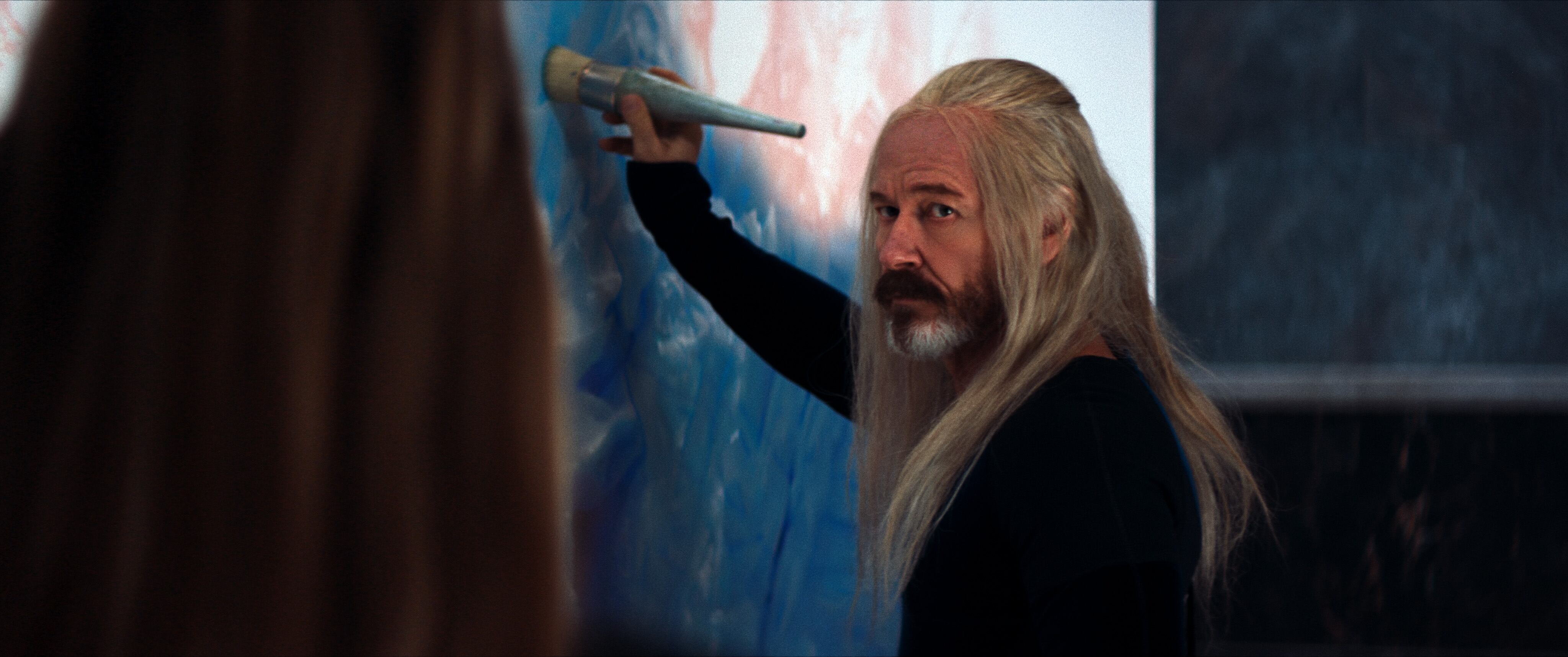 Helmut Ditsch protagoniza su película autobiográfica. Cuando murió su esposa Marion, en 2009, dejó de pintar. Volvió a hacerlo para el filme (Gentileza Helmut Ditsch)