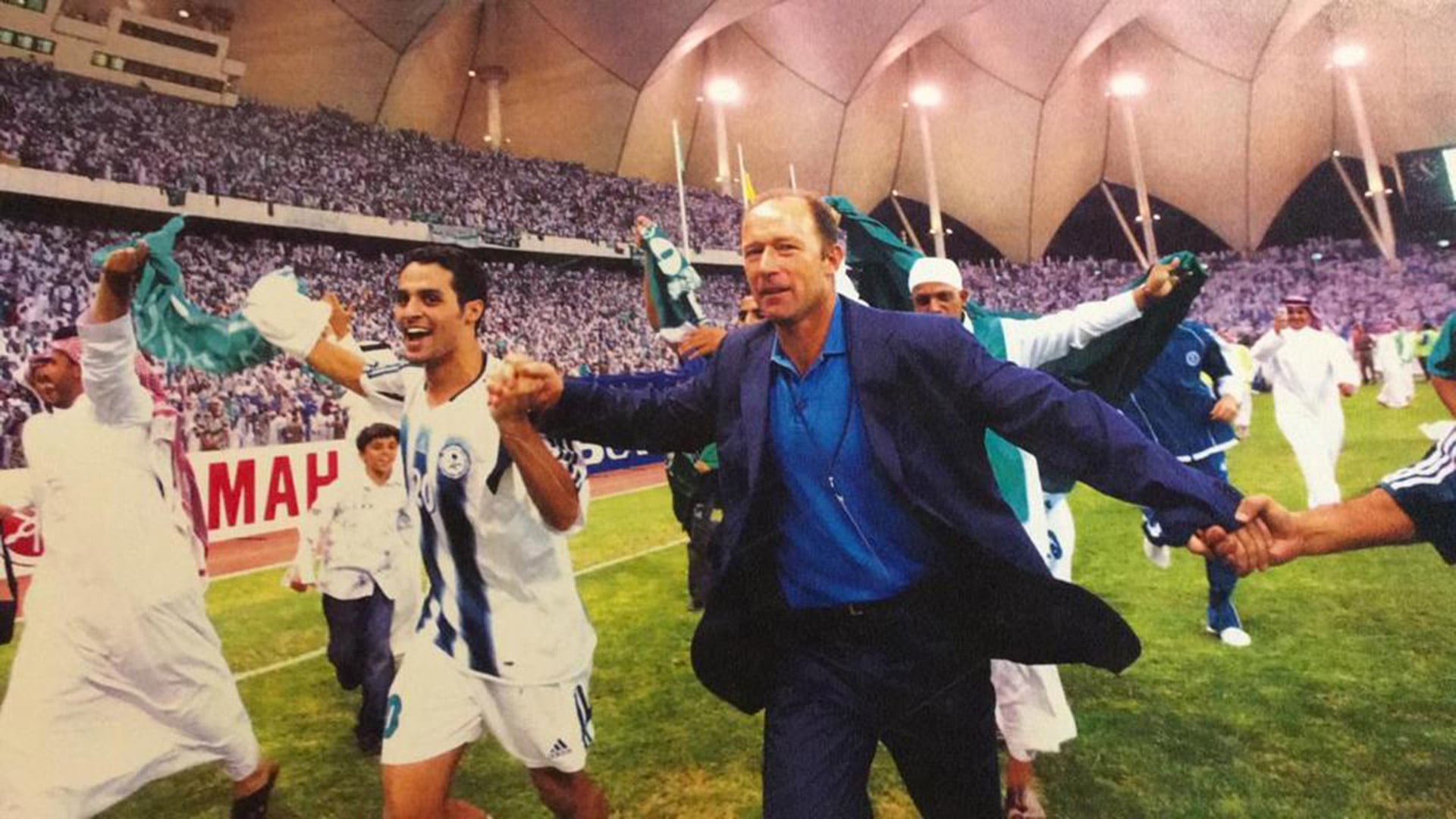 Una de sus experiencias como entrenador fue en Arabia Saudita