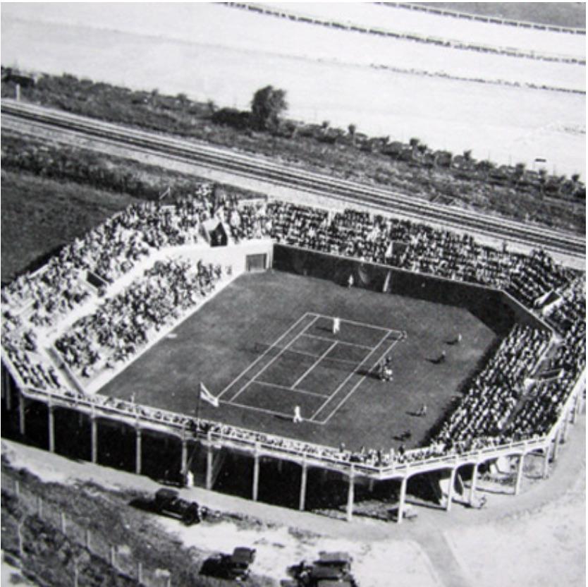 El emblemático estadio en 1926