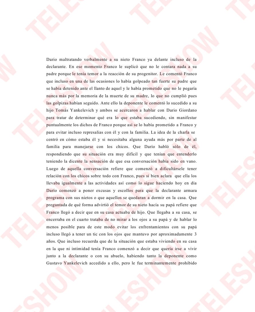 La cruda declaración de Gustavo Yankelevich ante la Justicia: «Le pegaba tanto que sintió que se iba a desmayar»