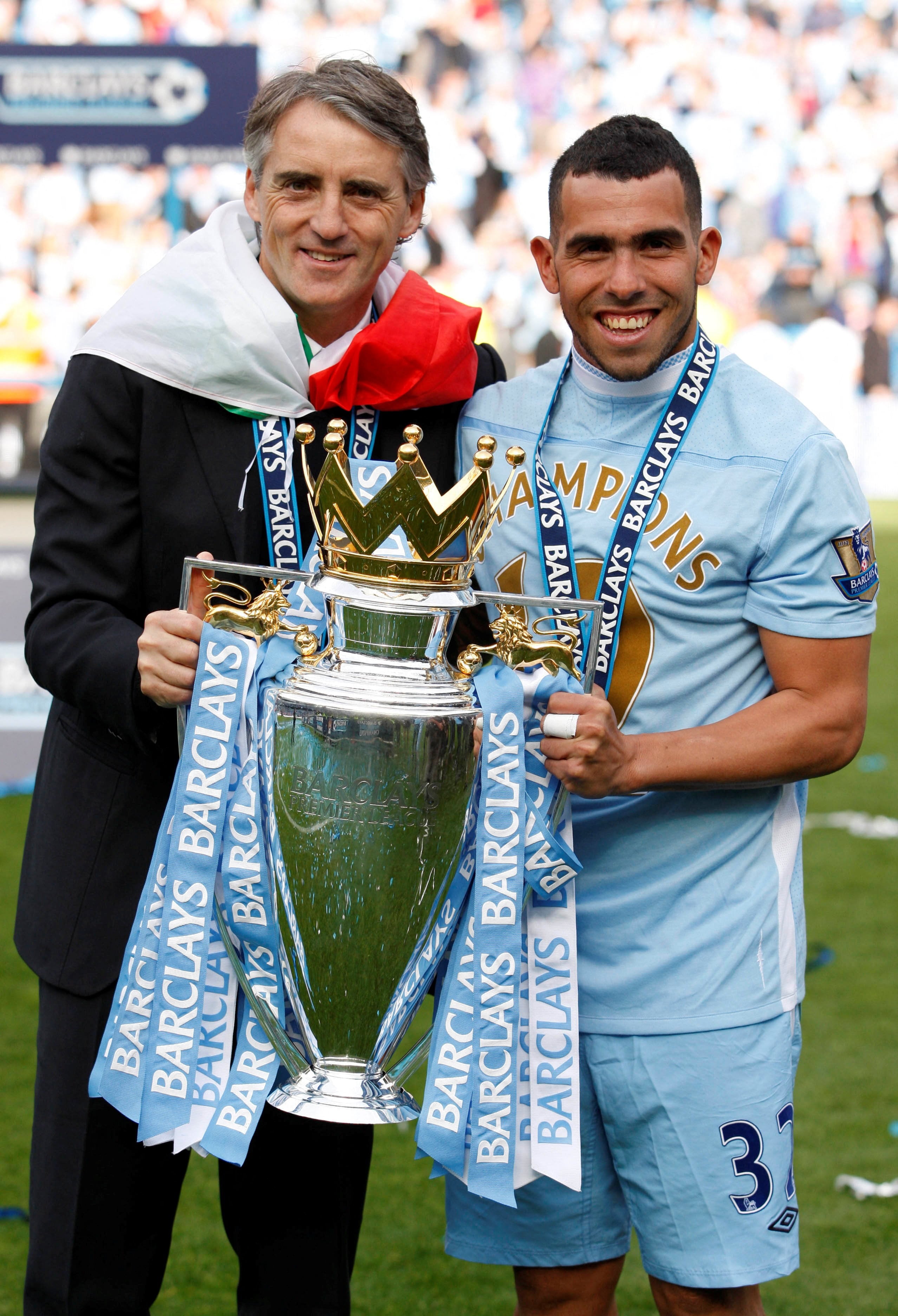 Carlos Tevez fue multicampeón en el Manchester City (Mandatory Credit: Action Images / John Sibley Livepic)