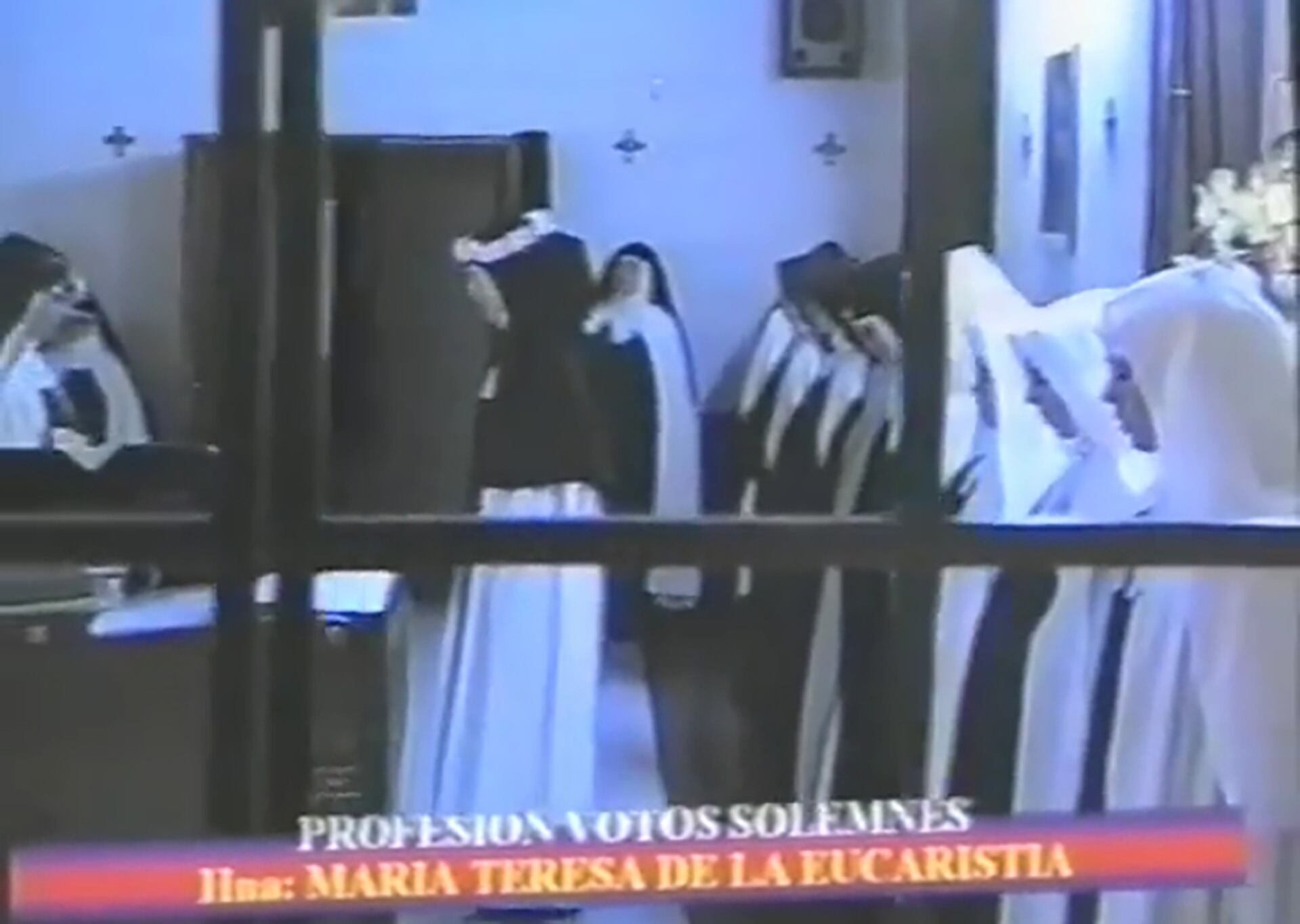 Una de las pocas imágenes que Evelyn pudo rescatar del convento de Nogoyá