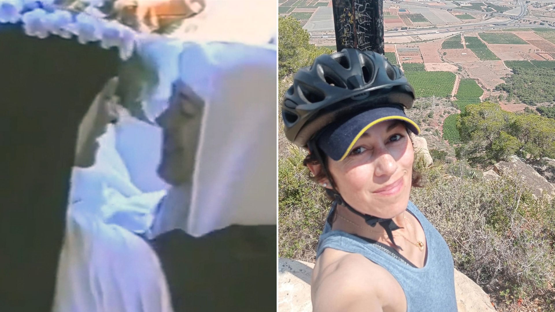 Evelyn compartió el convento de las carmelitas de Nogoyá con Silvia Albarenque (foto de la izquierda)