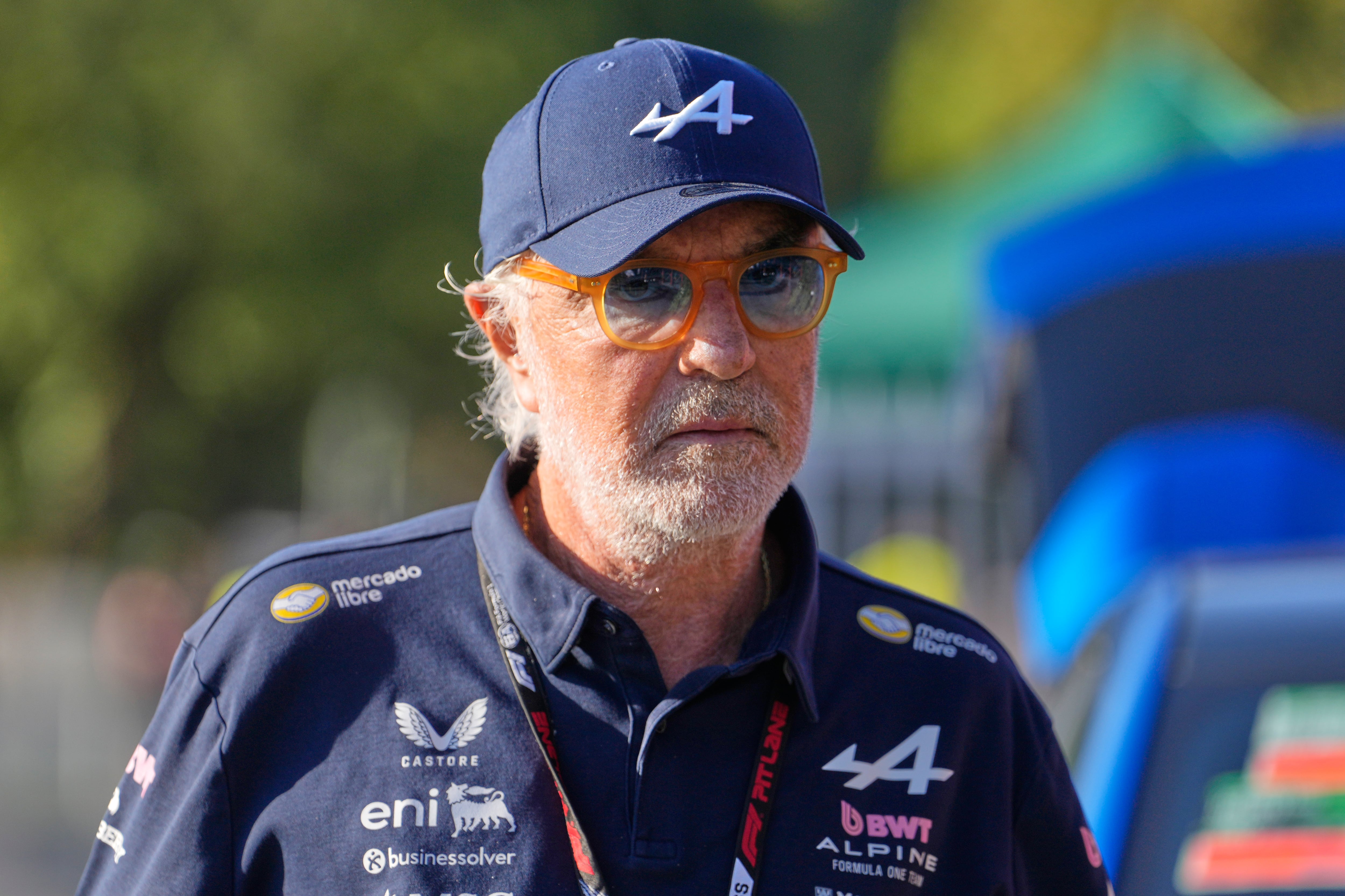 Flavio Briatore se refirió al accidente que protagonizó Franco Colapinto en Bakú (AP Photo/Luca Bruno)