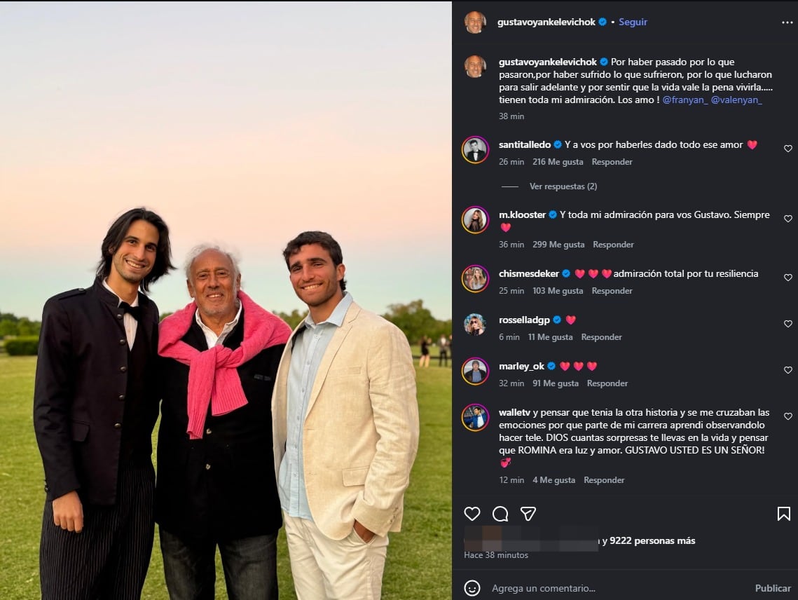 La primera foto de Valentín Yankelevich después de su valiente confesión