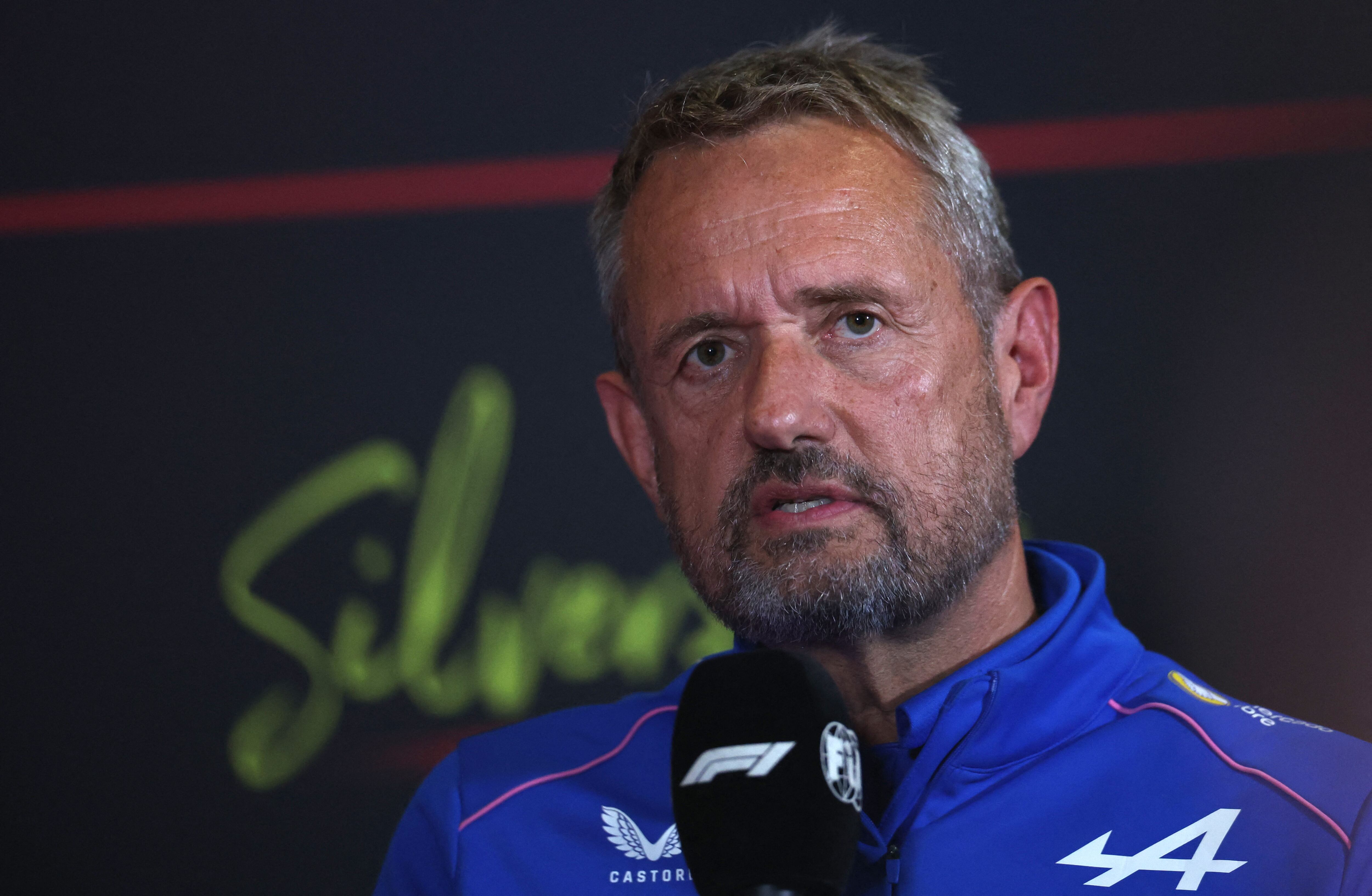 Steve Nielsen reconoció los inconvenientes de fiabilidad en el auto de Colapinto (REUTERS/Suzanne Plunkett)