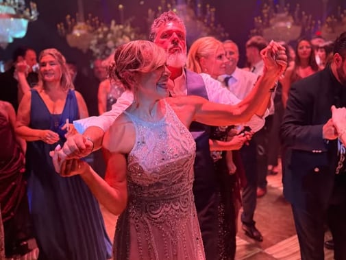 Las mejores imágenes del casamiento de Andrea Ghidone y Pablo Otero: tres vestidos, fiesta con tango y shows sorpresa