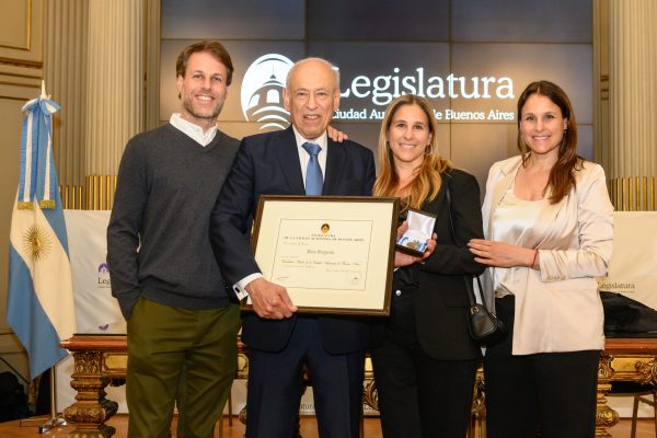 Luis Ovsejevich fue declarado Ciudadano Ilustre de la Ciudad de Buenos Aires: “Nadie construye solo”