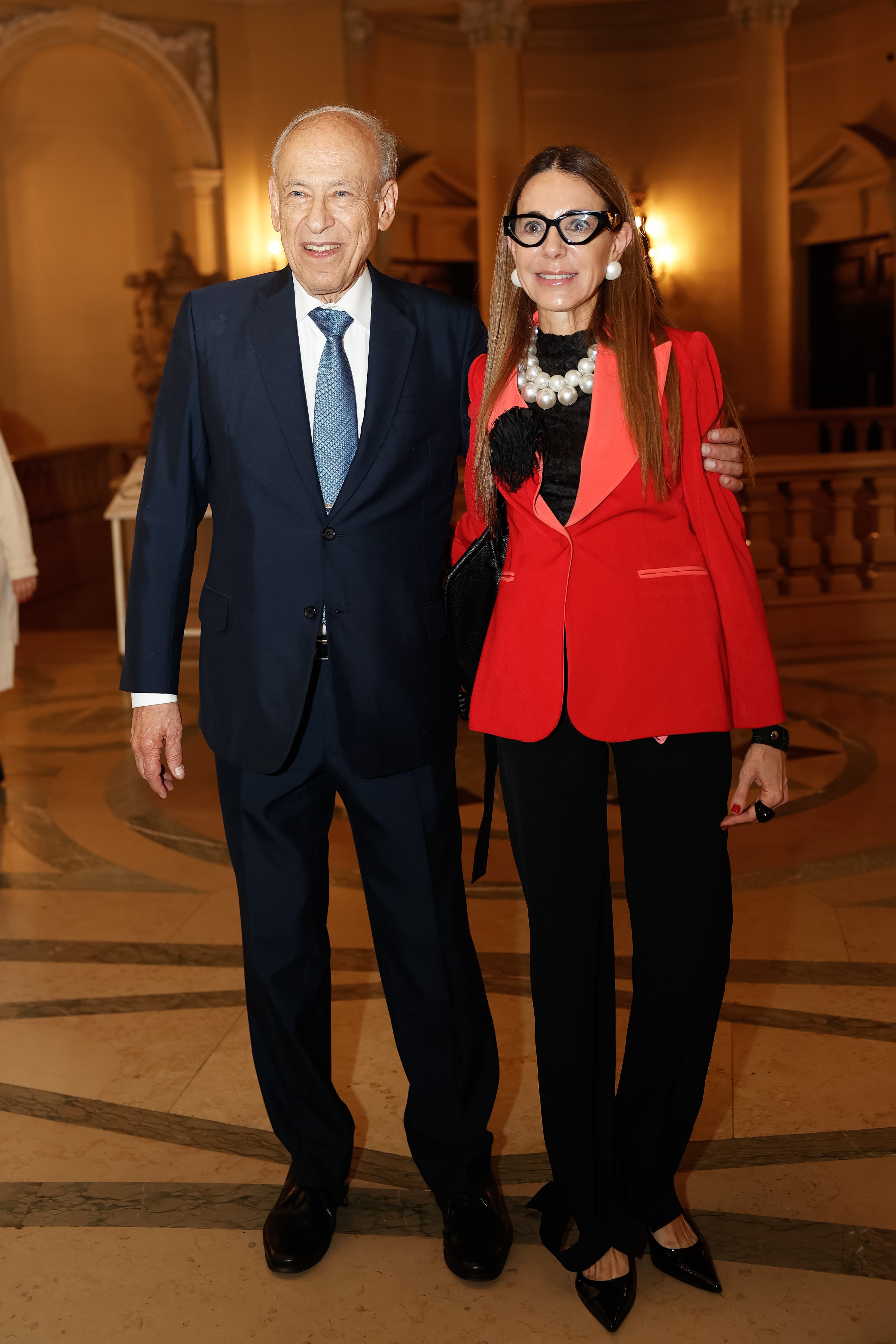 Luis Ovsejevich junto a la abogada Marisa Herrera, premio Konex en categoría Derecho Privado (RSFotos)